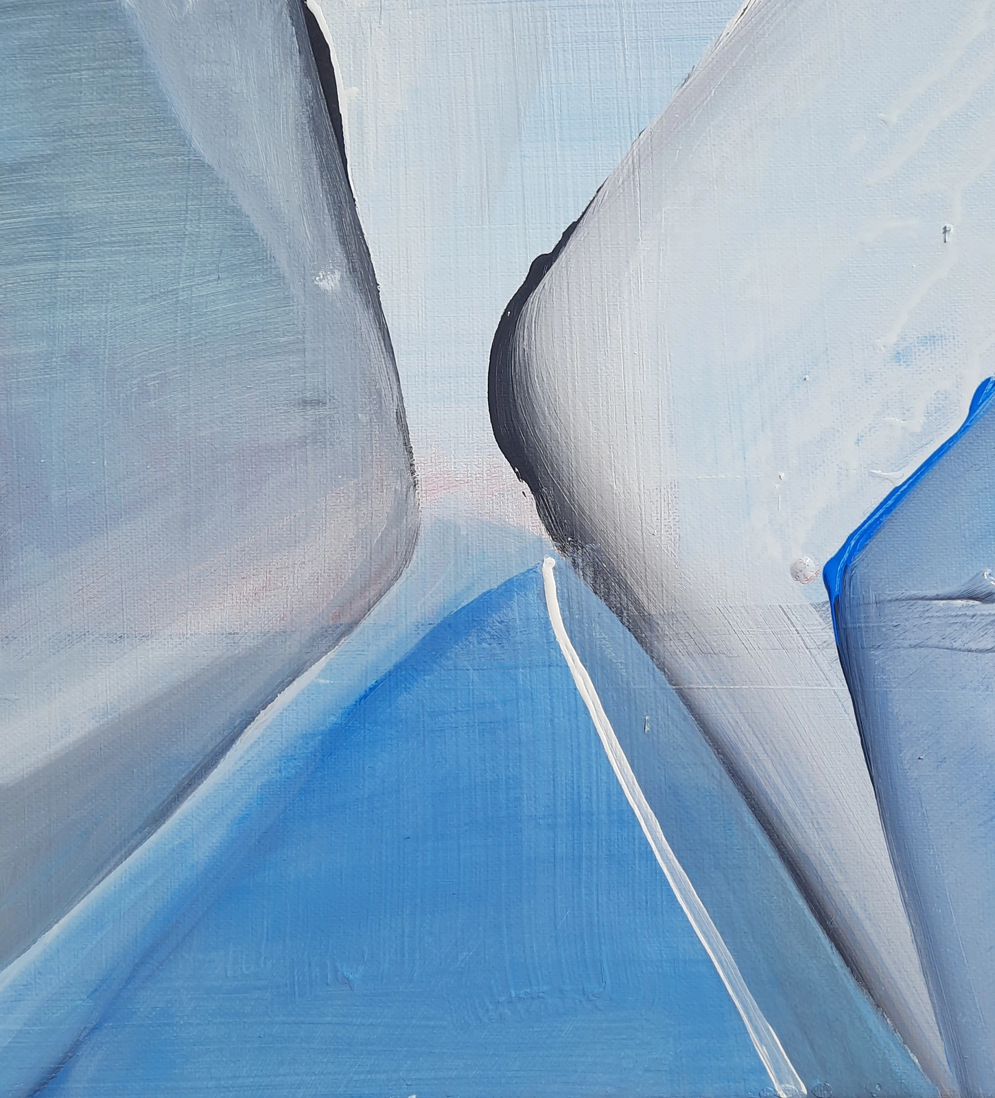 Akrylmålning Mountains av Ylva Olofsson