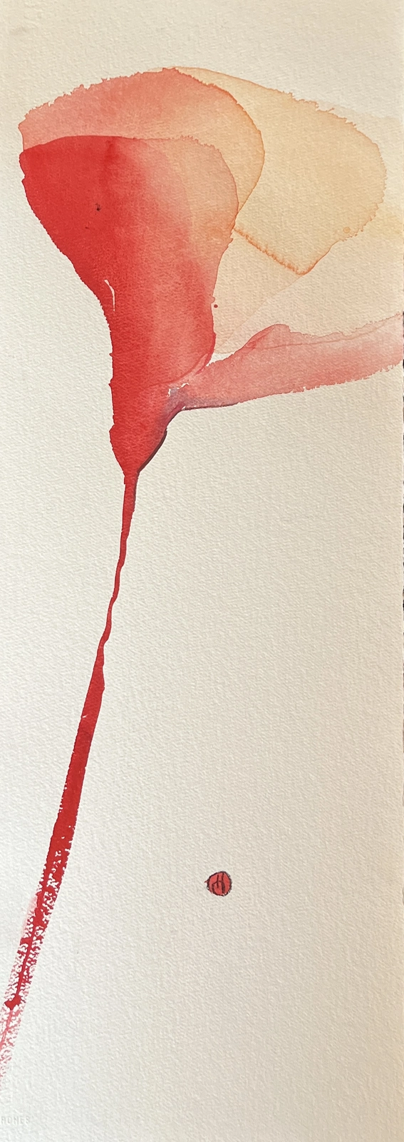 Akvarell Minimalism av Hans Cullberg