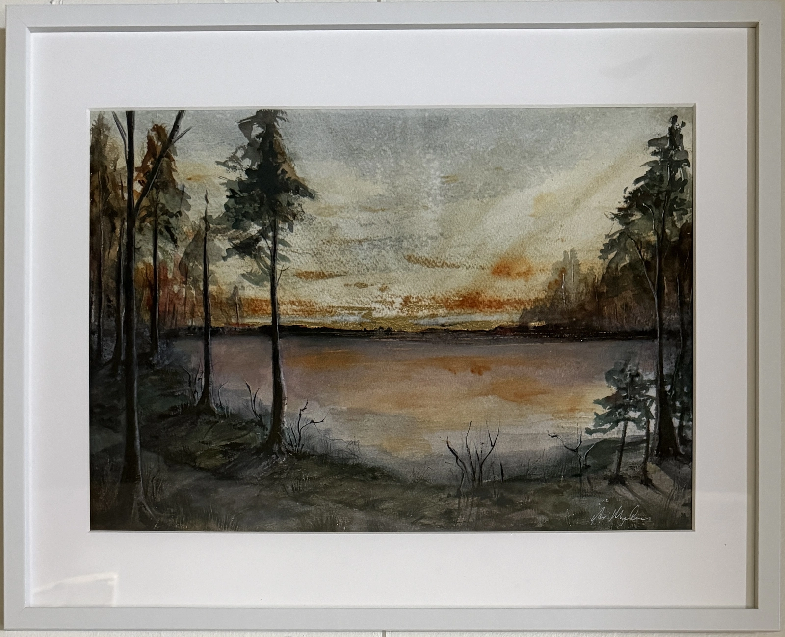Akvarell av Åsa Myrsten