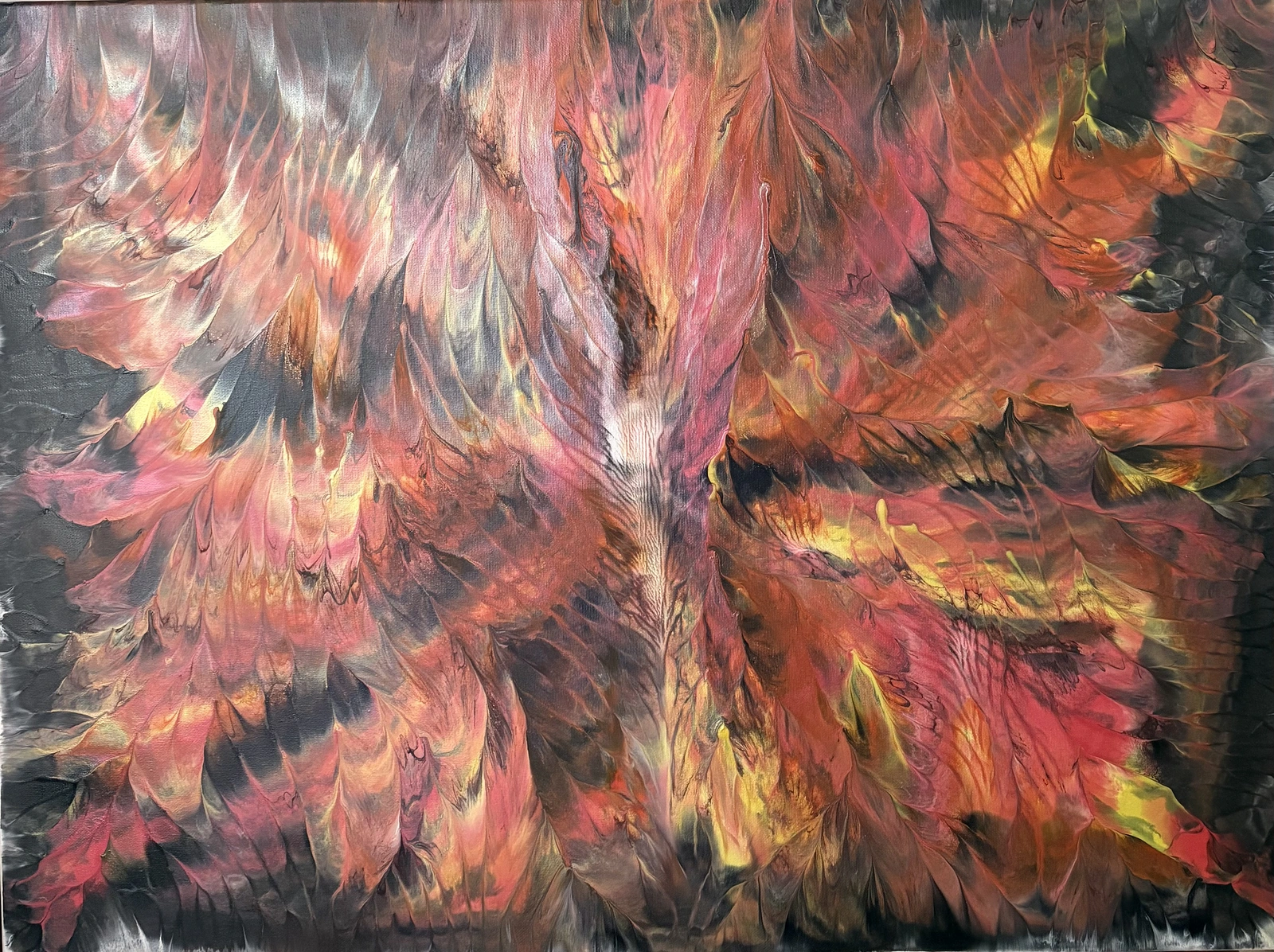 Akrylmålning Explosion av Ann-Christin (Acmpainting) Martinsson