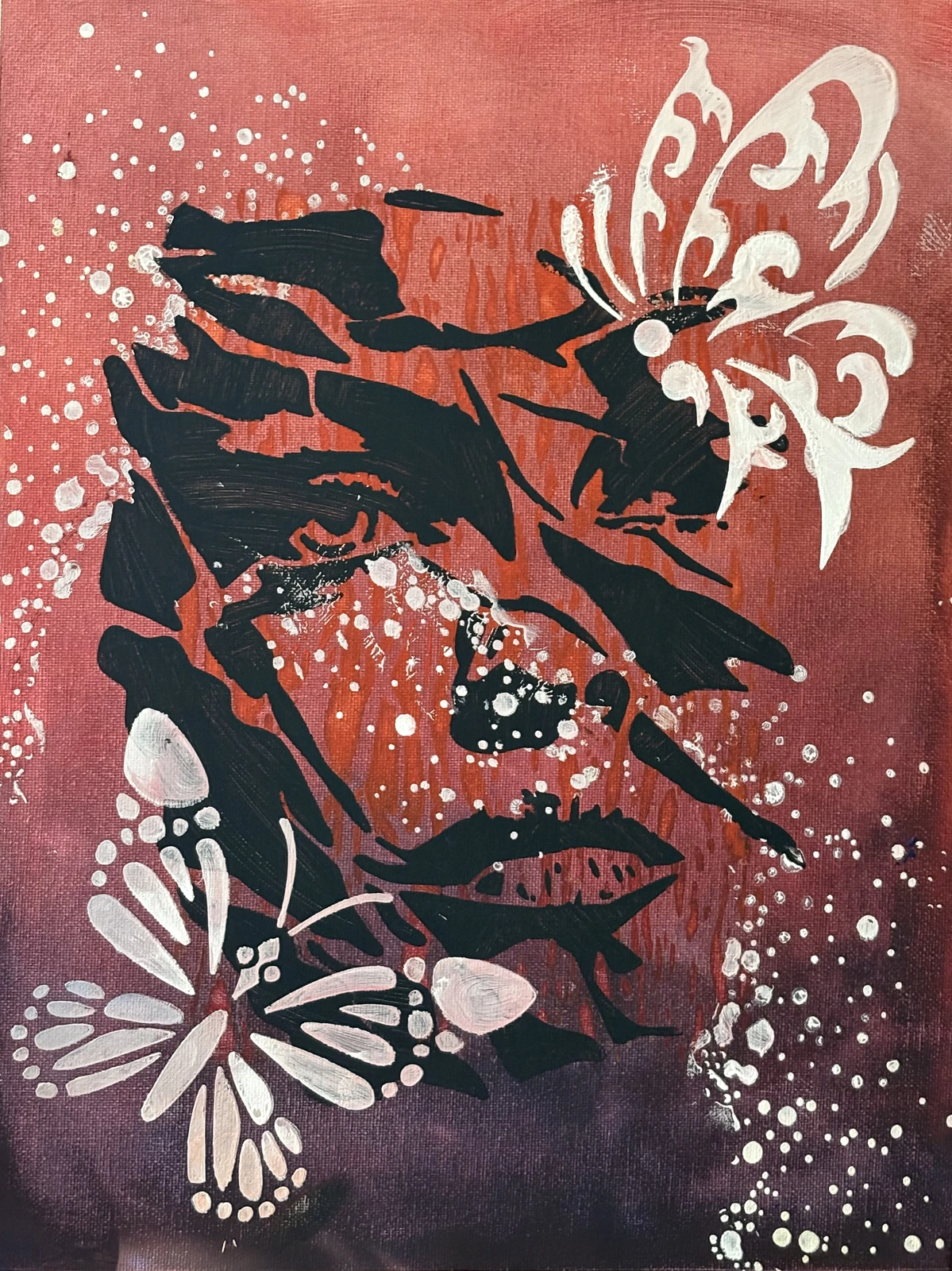 Akrylmålning Mitt andra jag av Ann-Christin (Acmpainting) Martinsson