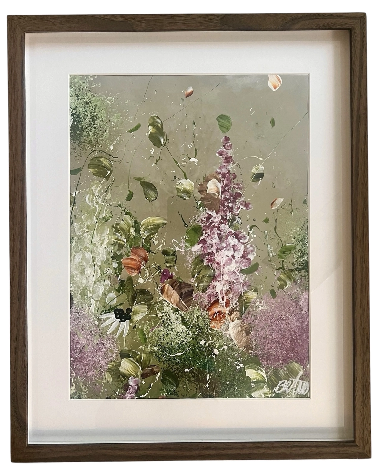 Akrylmålning Bramble & Bloom av Anna Artistockholm Brandt