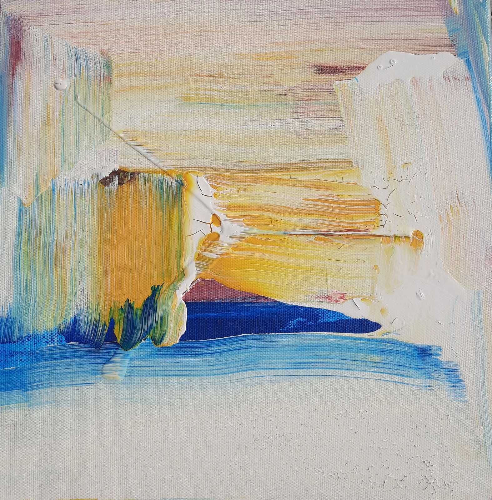 Akrylmålning Sunset 2 av Ylva Olofsson