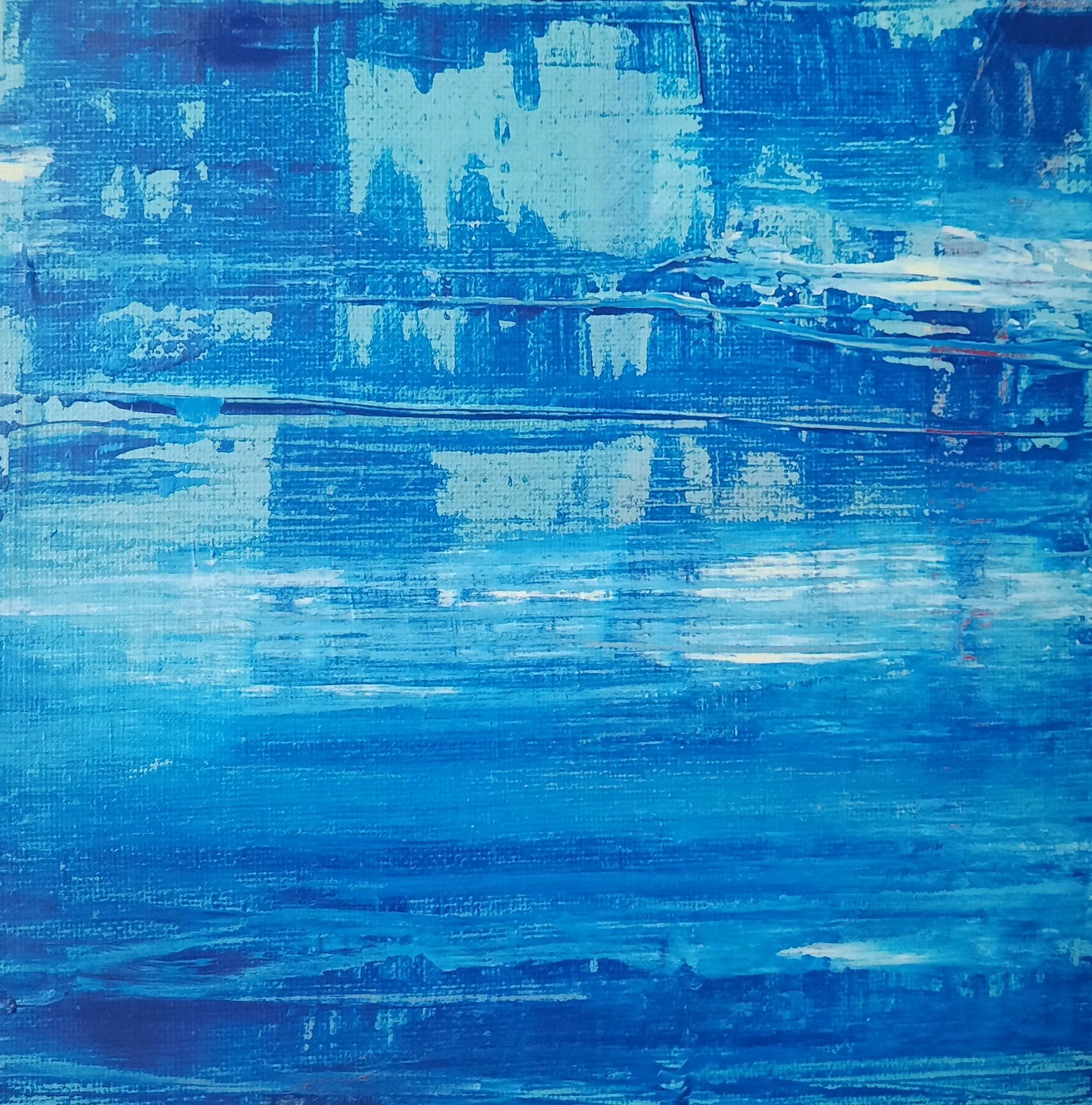 Akrylmålning Water 3 av Ylva Olofsson