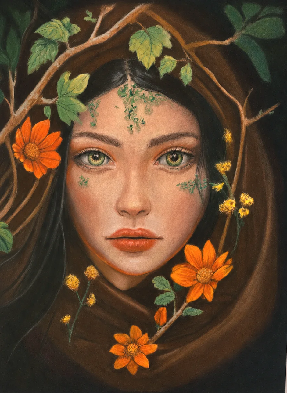 Autumn's embrace av Maria Blom