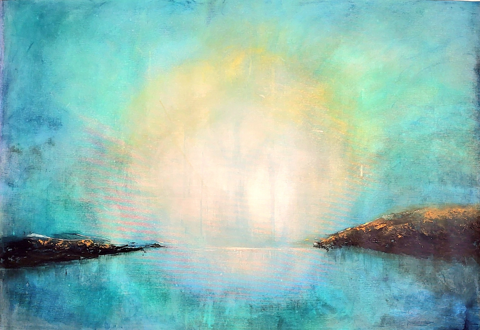 Akrylmålning The Inner Light av Ylva Berglund