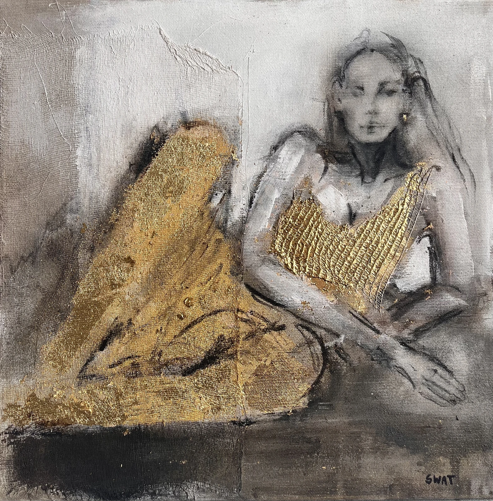 Kvinna i guld av Ilona Swat