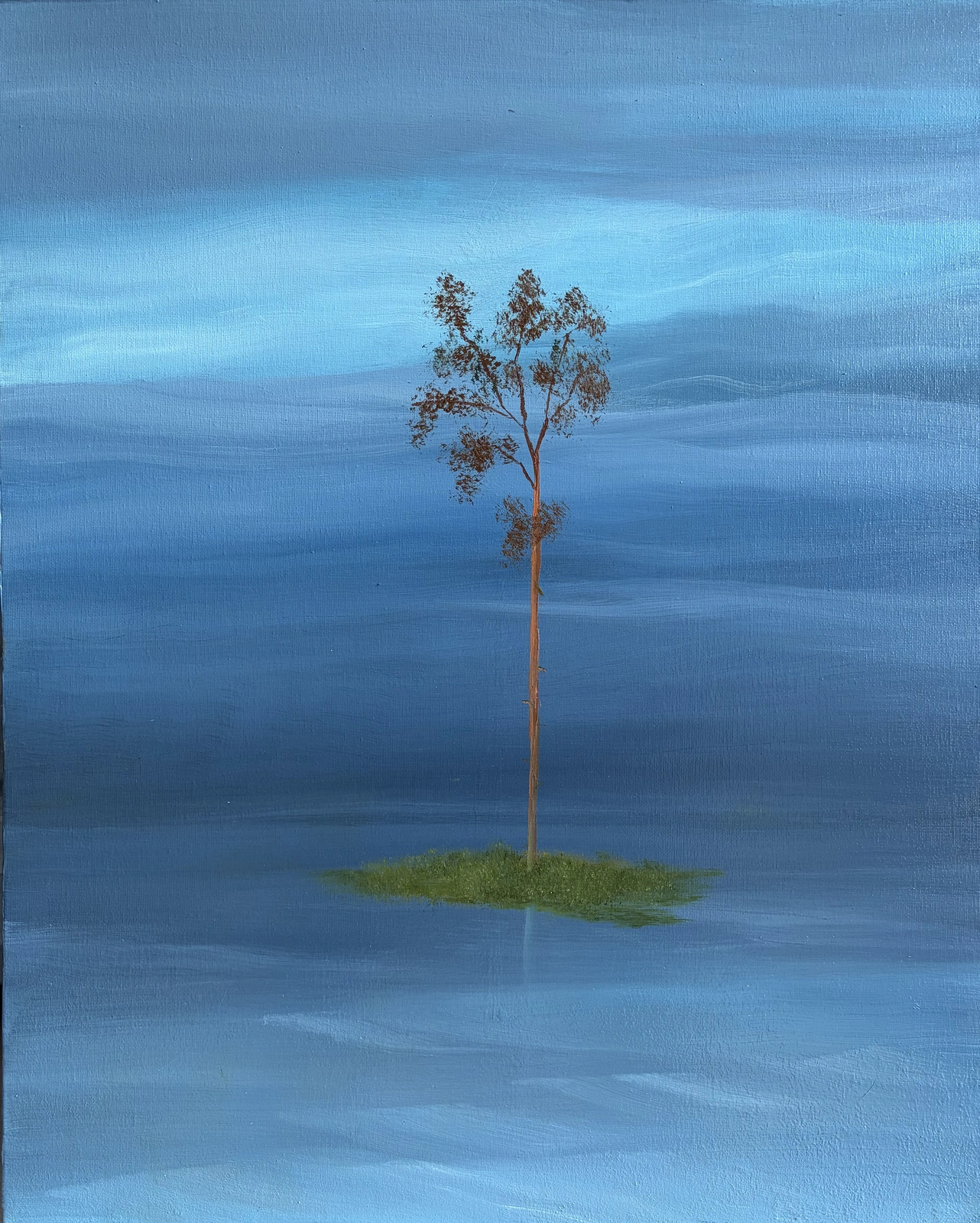 Oljemålning Isola av Christer Klingspor