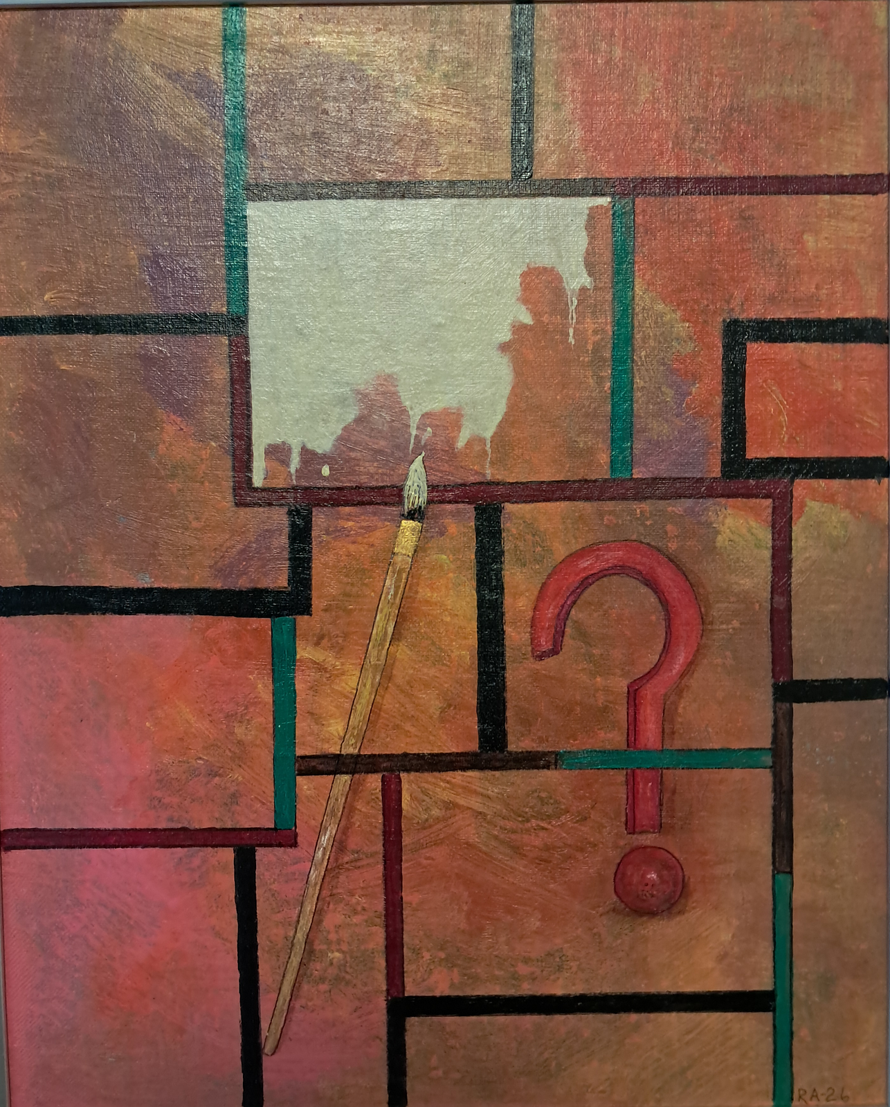 Akrylmålning Ide torka. av Roland Adolfsson
