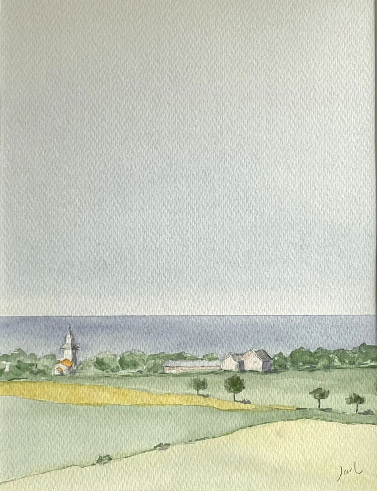 Akvarell av Jarl Johansson