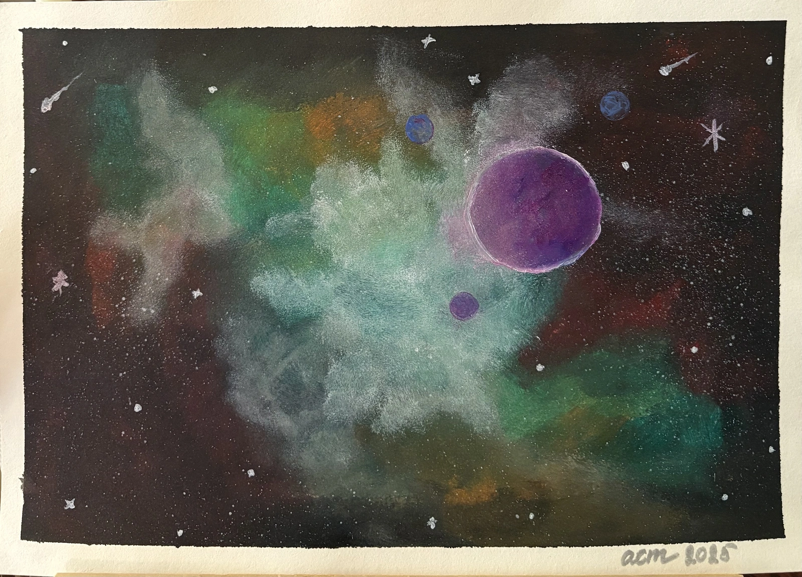 Akrylmålning Oändligheten av Ann-Christin (Acmpainting) Martinsson