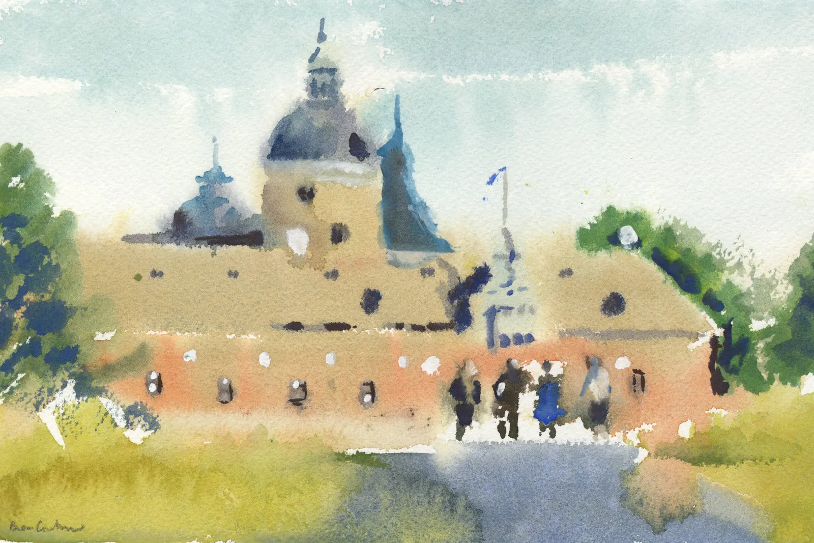 Vid Gripsholms slott av Bea Carlsson