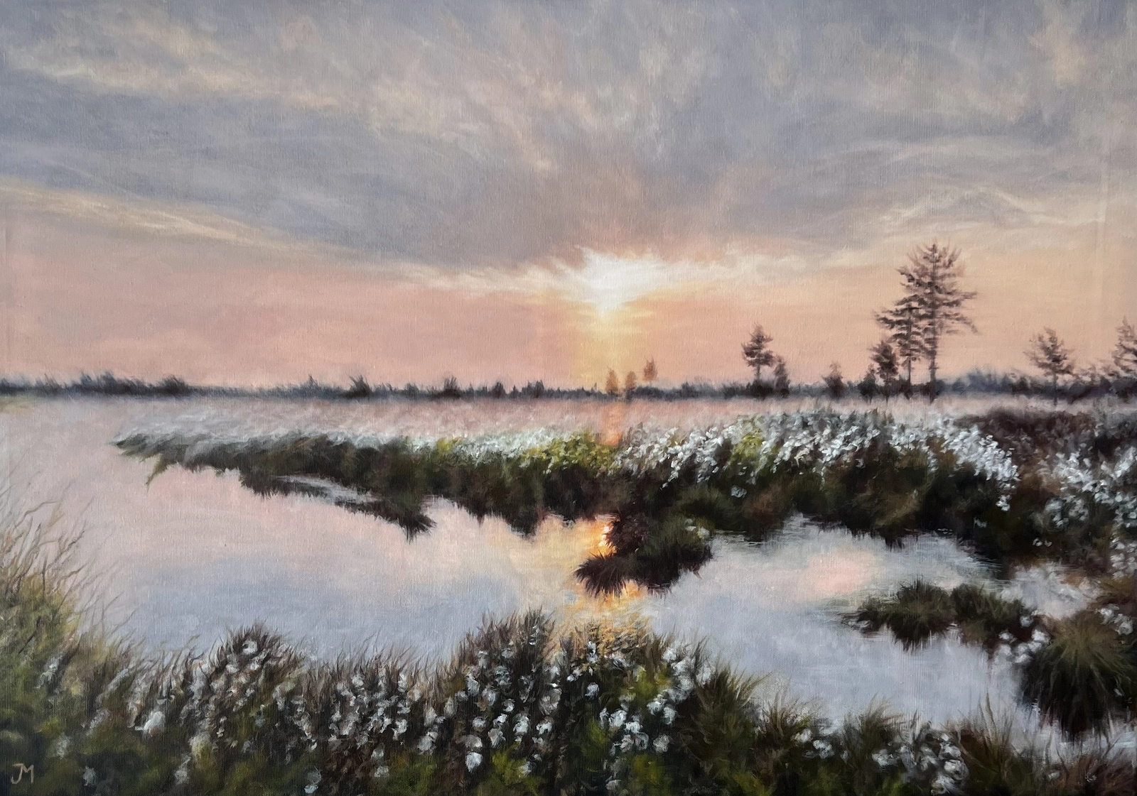 Oljemålning Awakening av Jessica Mac Guinness