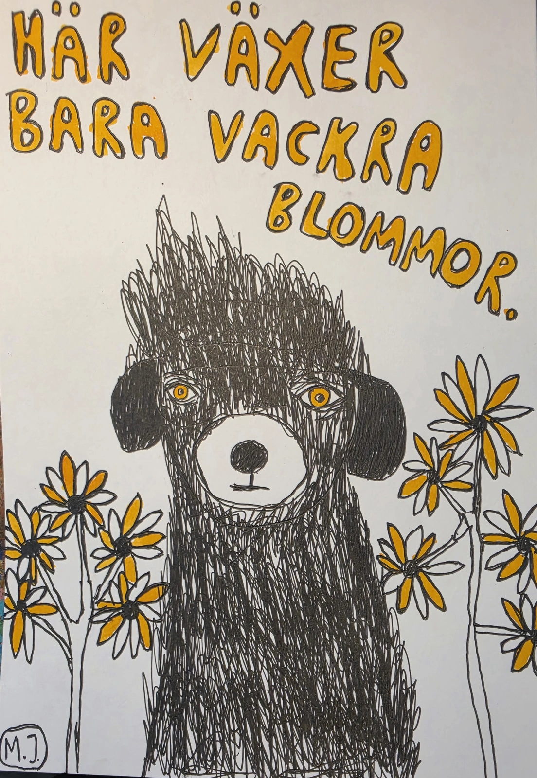 Här växer bara vackra blommor av Mikael Jonsson