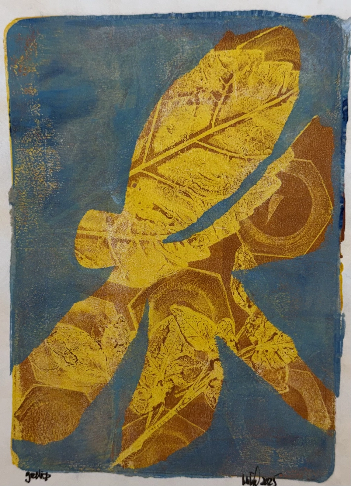 Akrylmålning Besök av Mikael Da Silva Eriksson