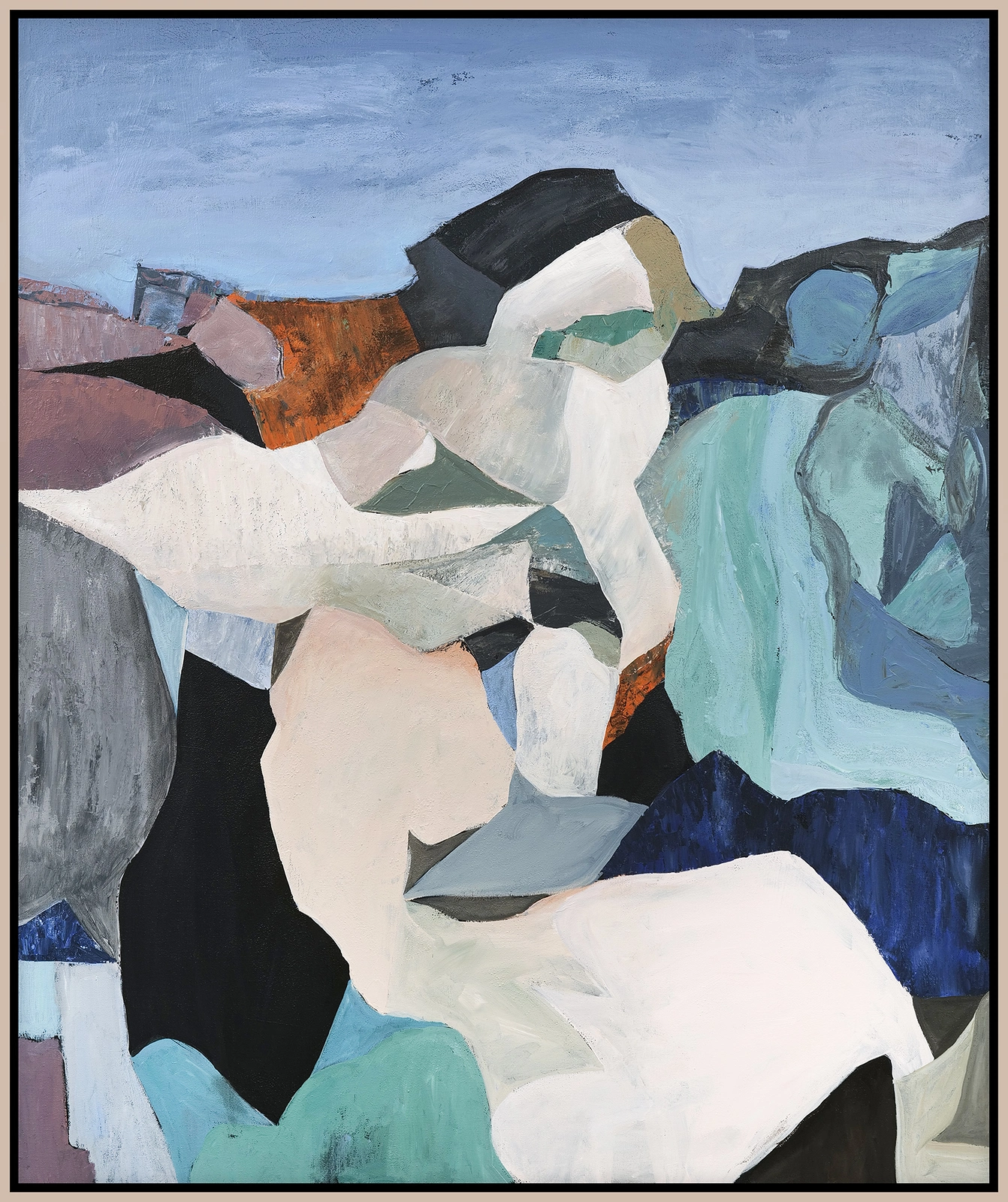 Akrylmålning Abstract No.2617 av Tomas Hammar