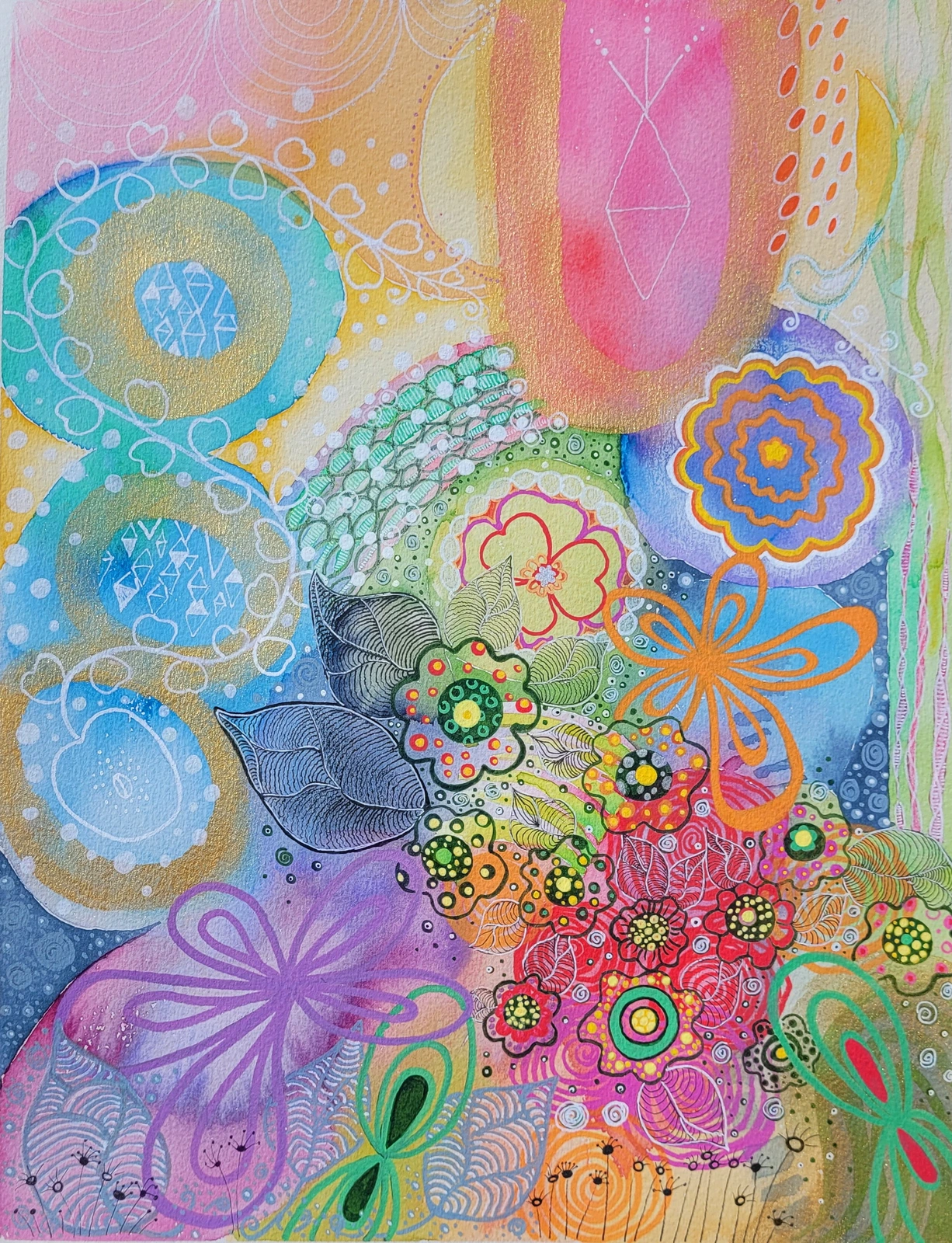I Paint Fantasy Flowers av Ann Sjöberg