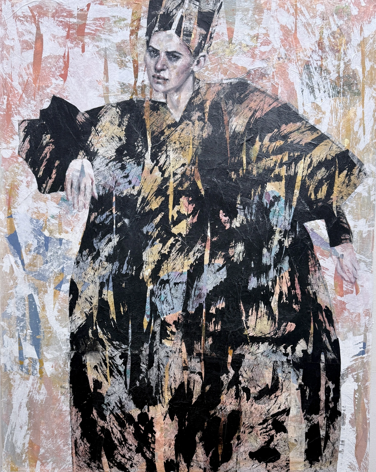 Oljemålning ASHES OF A QUIET CROWN | ongoing exhibition av Maria Krull