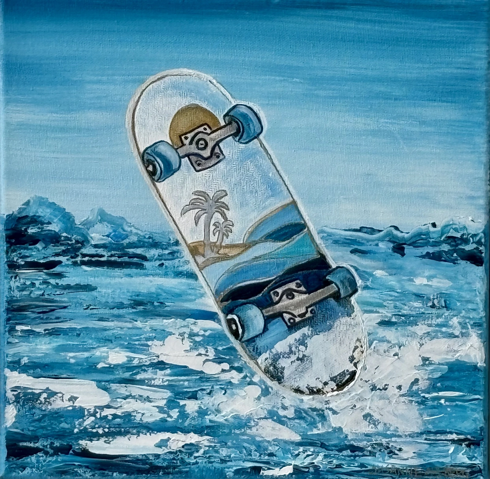 Riding Blue av Susanne Ahlberg