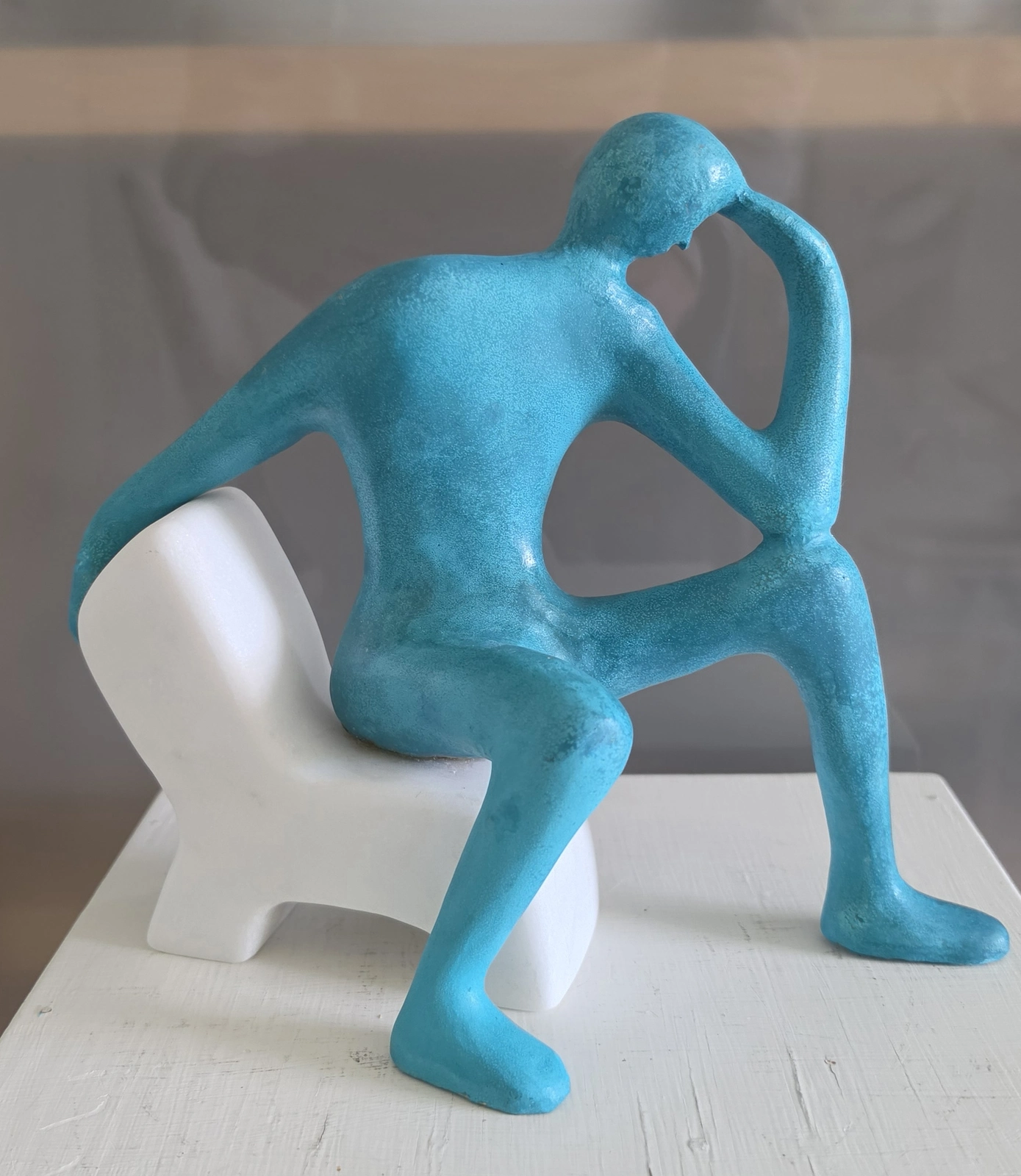 Skulptur Min tänkare av Bernt Eriksson