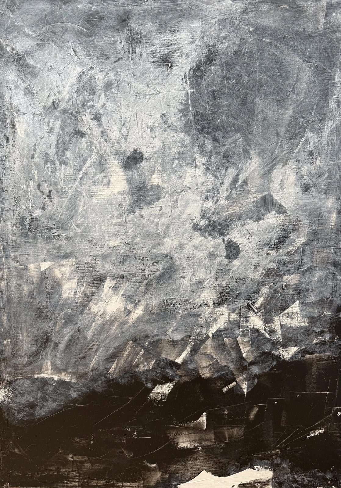 Akrylmålning Not On Paper III av Lina Skott