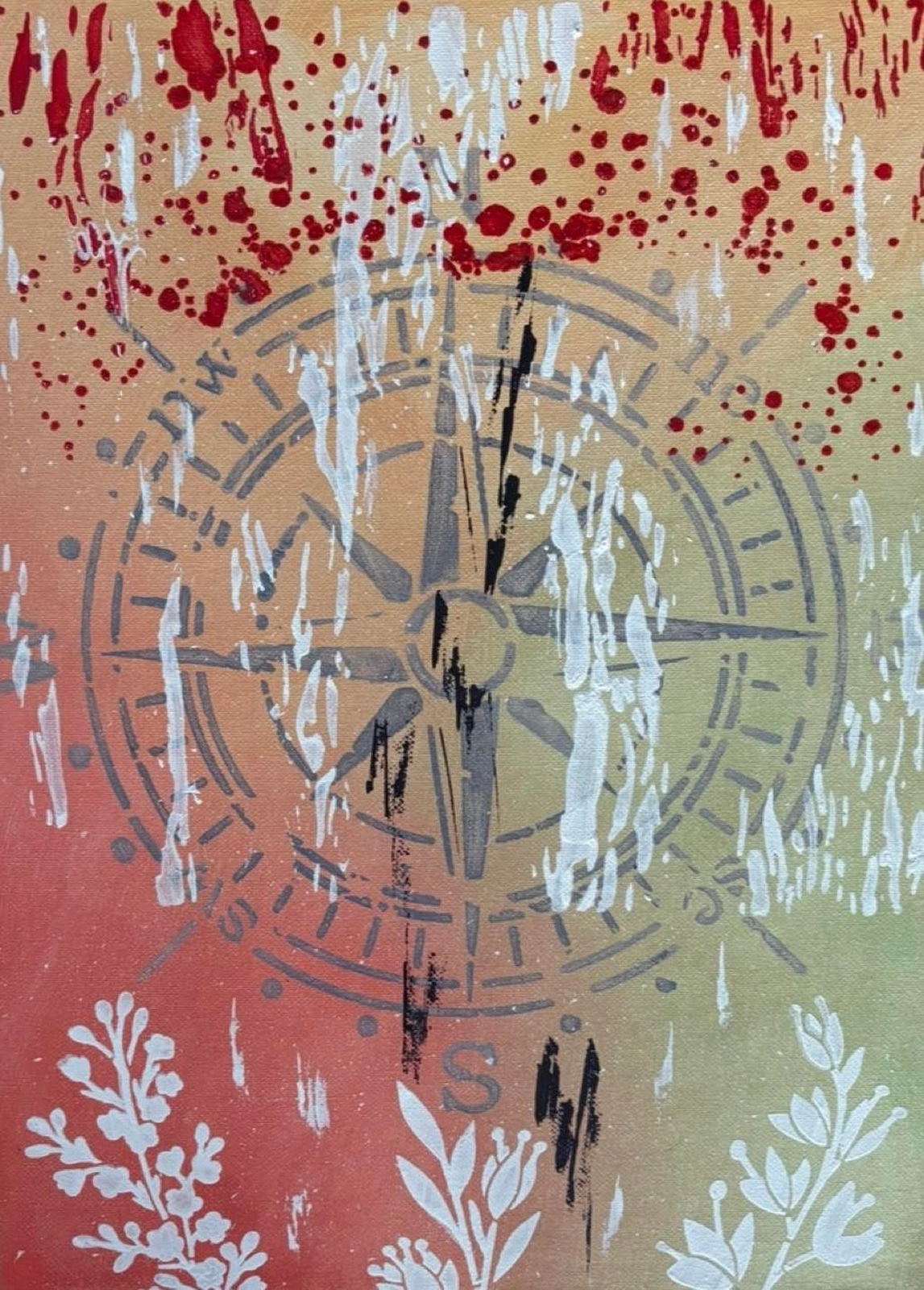 Akrylmålning Översikt - Hitta hem - 1 av 2 av Ann-Christin (Acmpainting) Martinsson