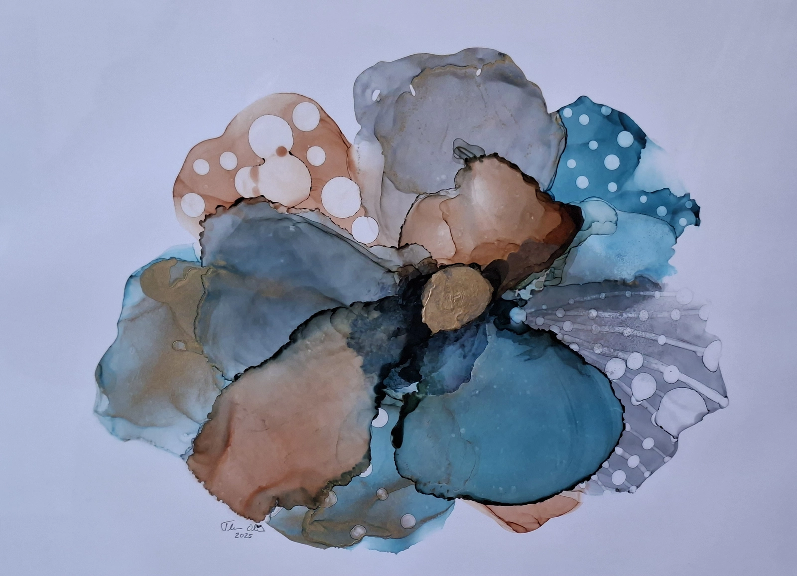 Flower of dots av Theresa Olin