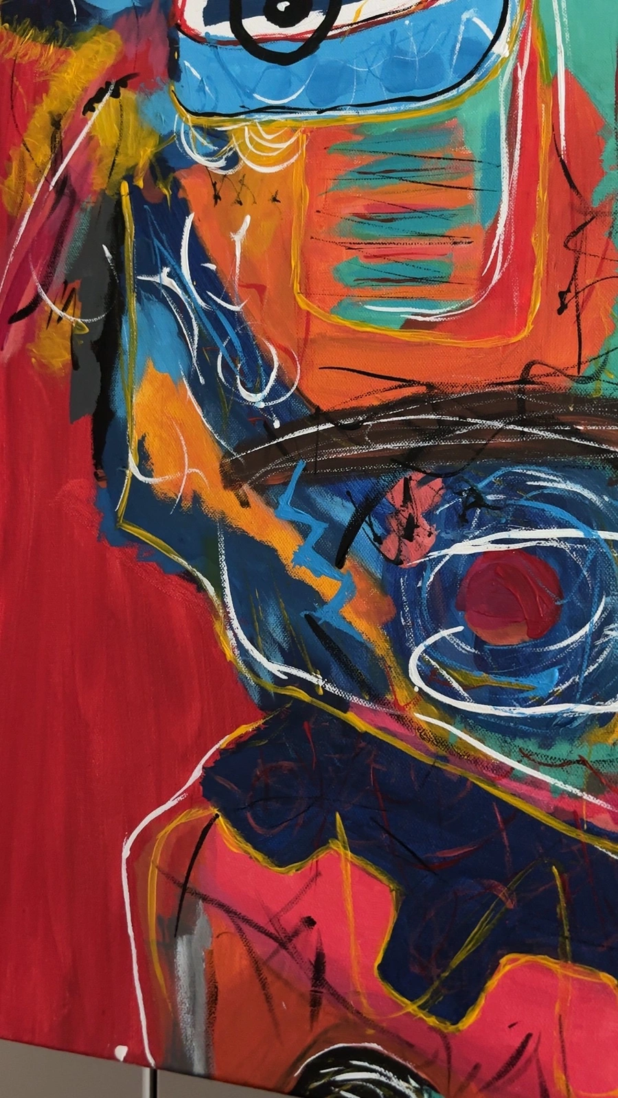 Akrylmålning Colorfull soul av Emina Murica