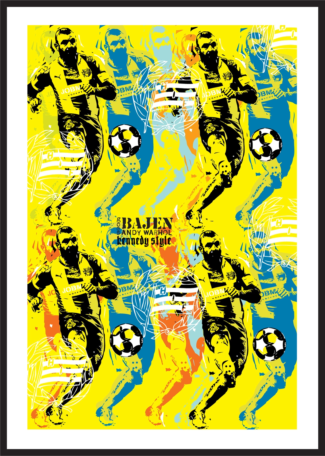 Bajen goes Warhol / Kennedy av Ola Carlberg