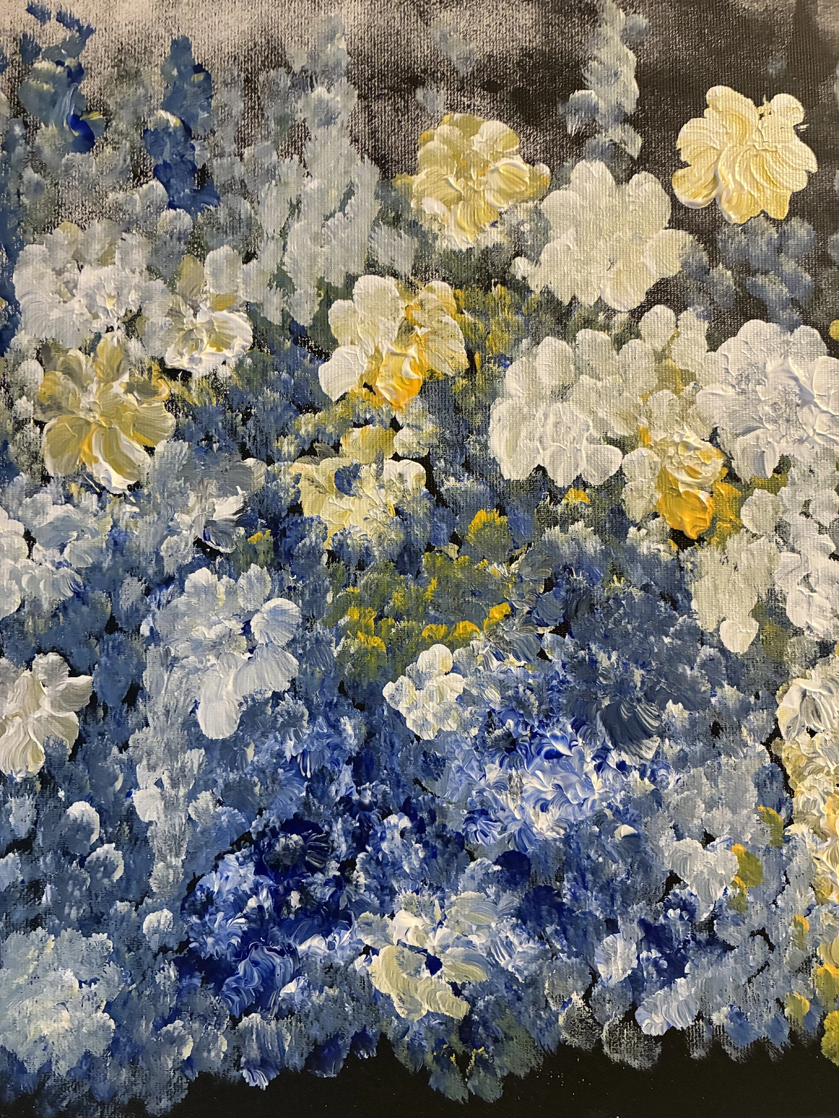 Akrylmålning Blomsteräng av Lena Bolinder