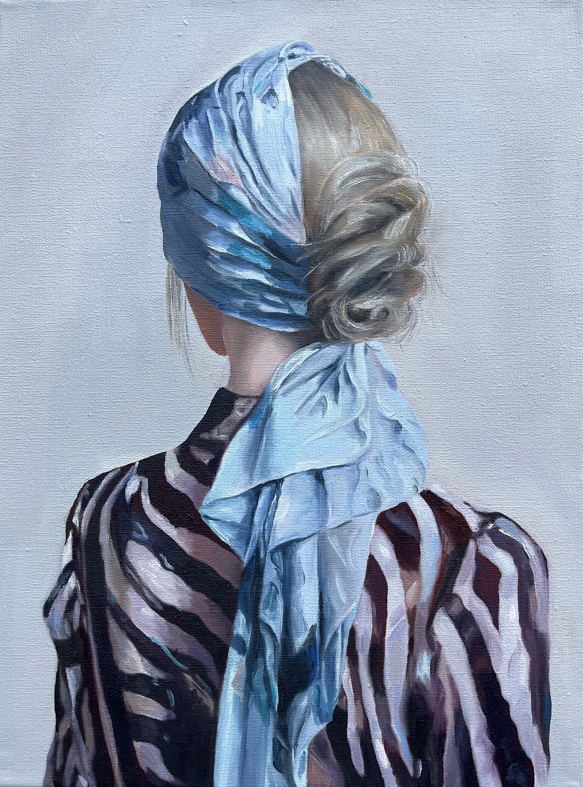 Oljemålning Elegant av Karin (Lillafryk) Frykholm