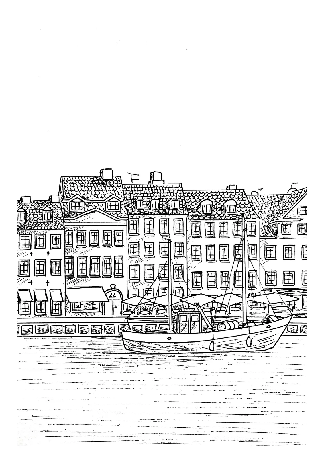 Nyhavn, Köpenhamn av Anastasia Volfson
