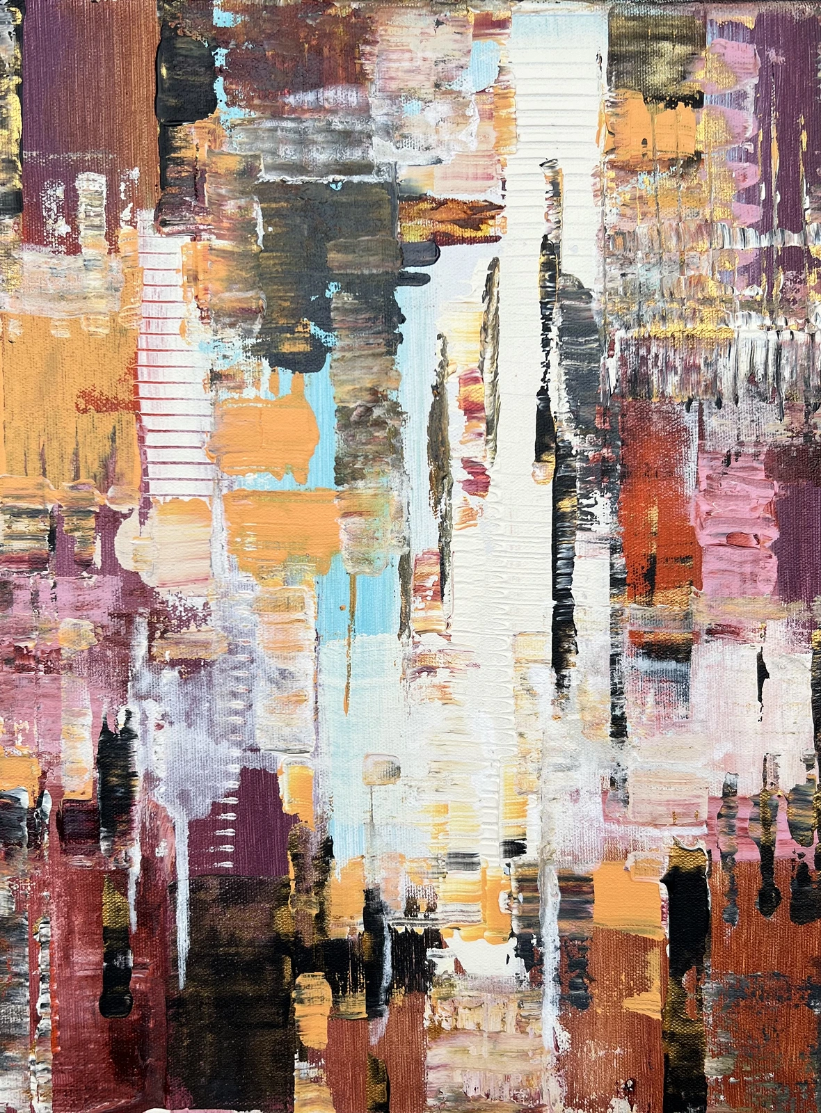 Akrylmålning Jupiter av Anne-lee Andersson