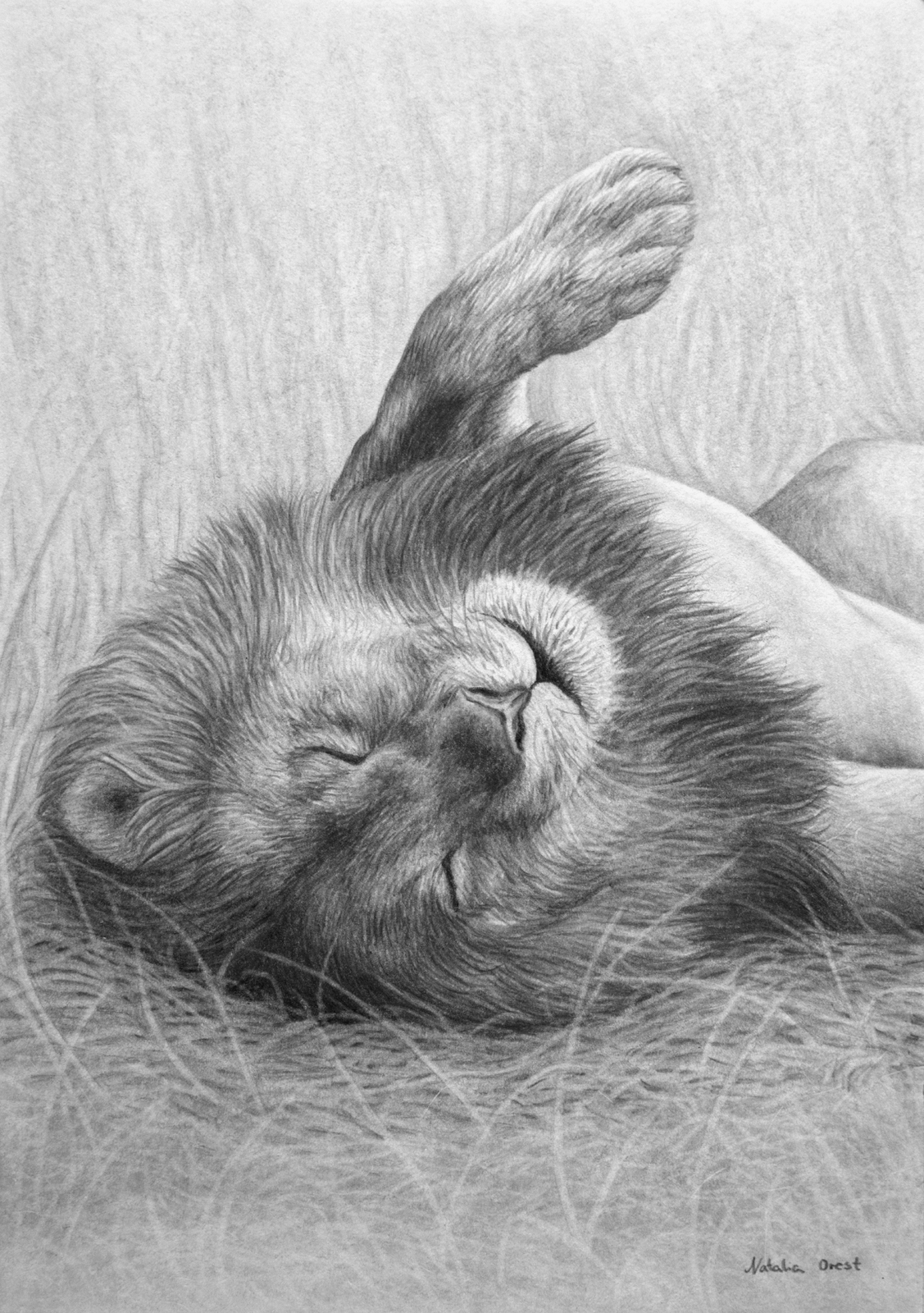 A Day Off - (Open Edition Print) av Natalia Orest