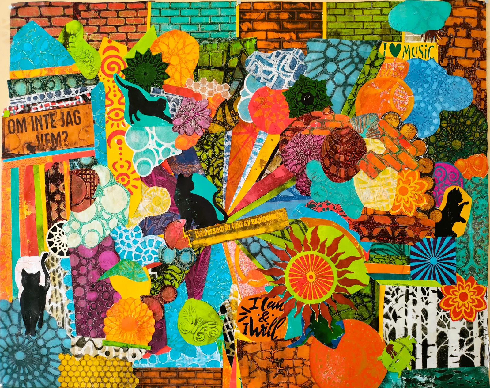 Akrylmålning av Marianne O'Neill