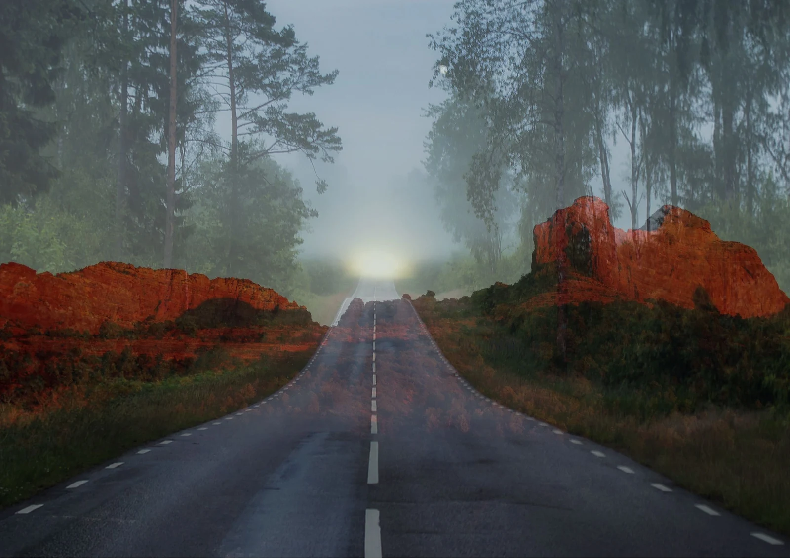 Crossroads II av Caroline Yazi
