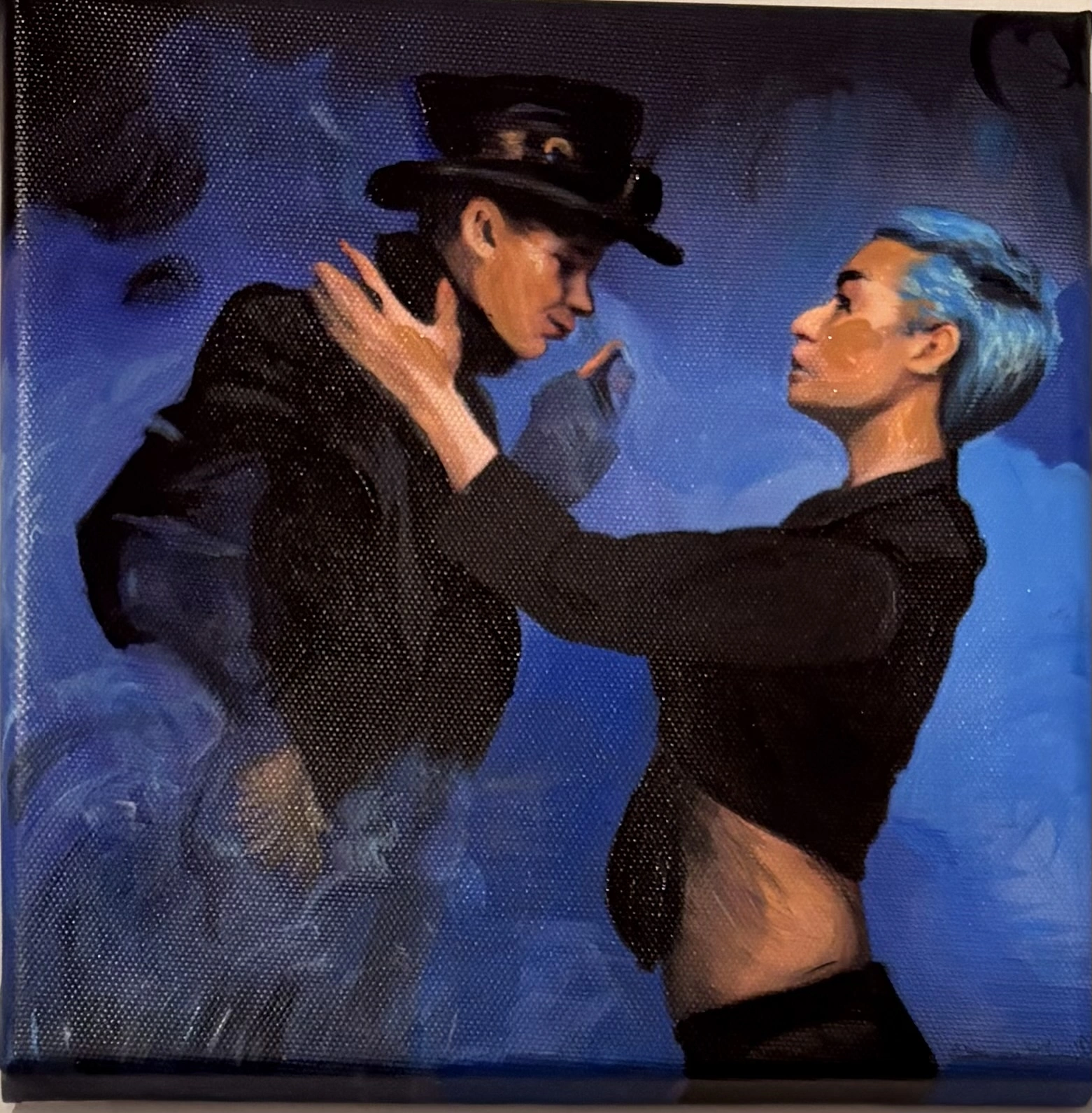 Akrylmålning Blue love part II av Vanyay