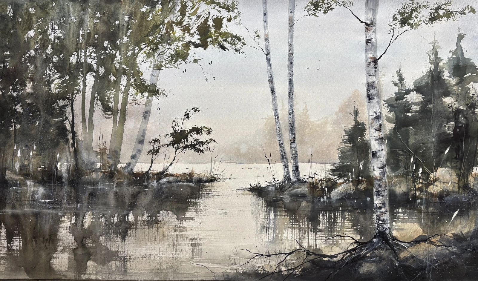 Akvarell av Anders Andersson