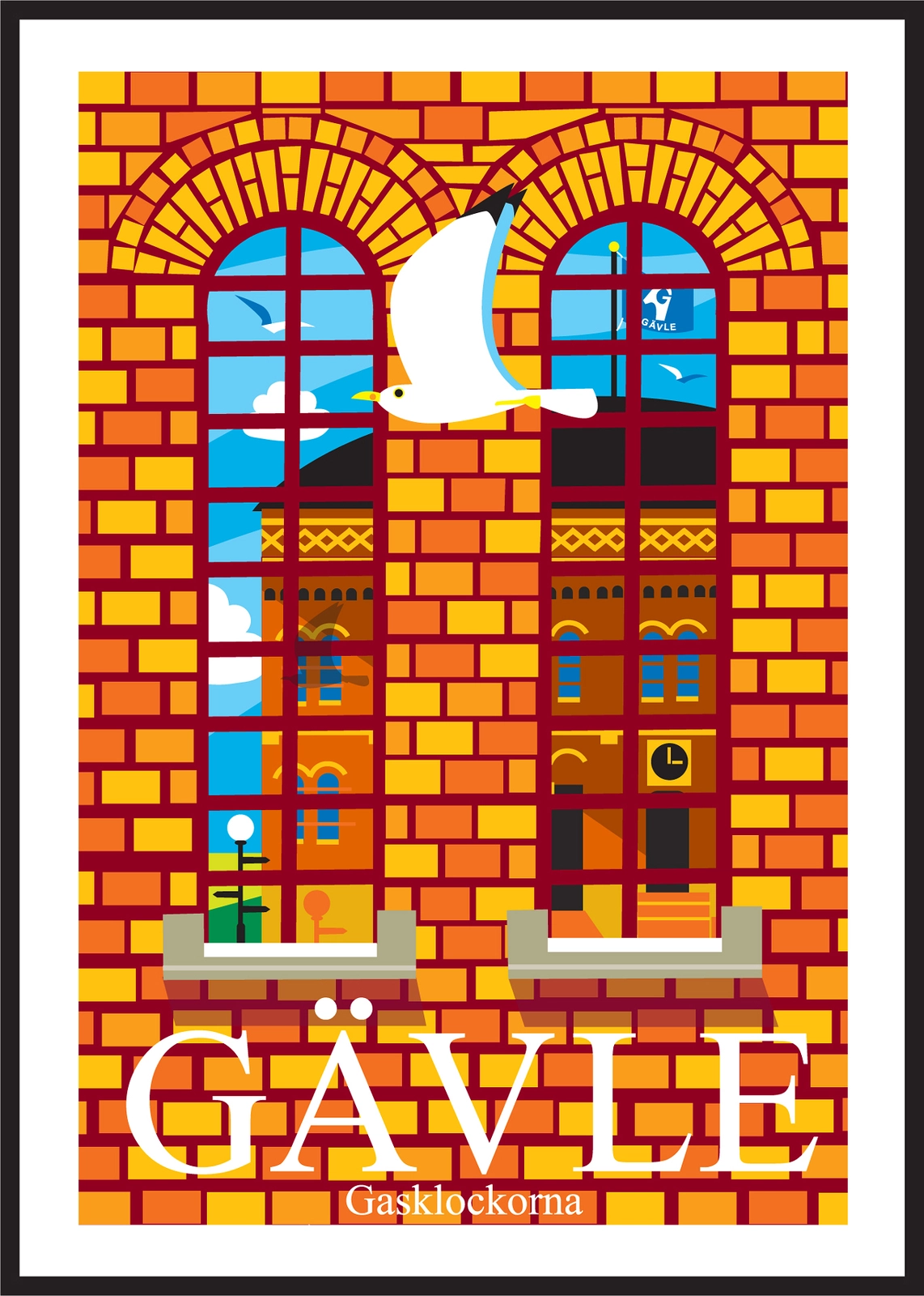 Gefle iconographica / Gasklockorna av Ola Carlberg