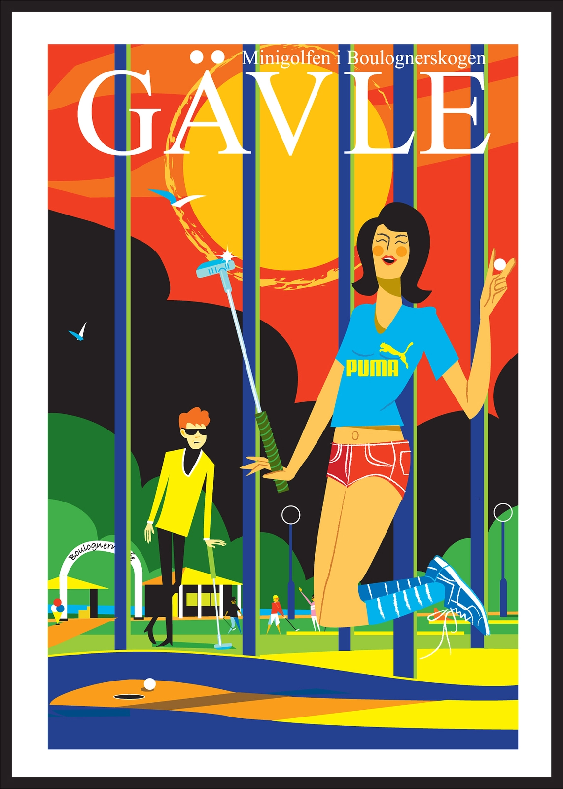 Gefle iconographica / Boulognerskogen av Ola Carlberg