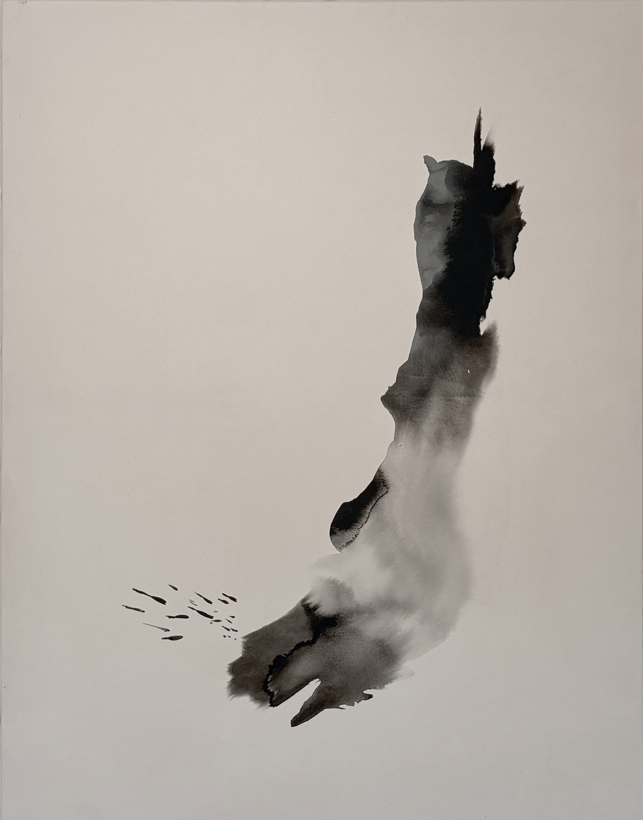 Akrylmålning Rorschach 3 av Radka Isbrandt