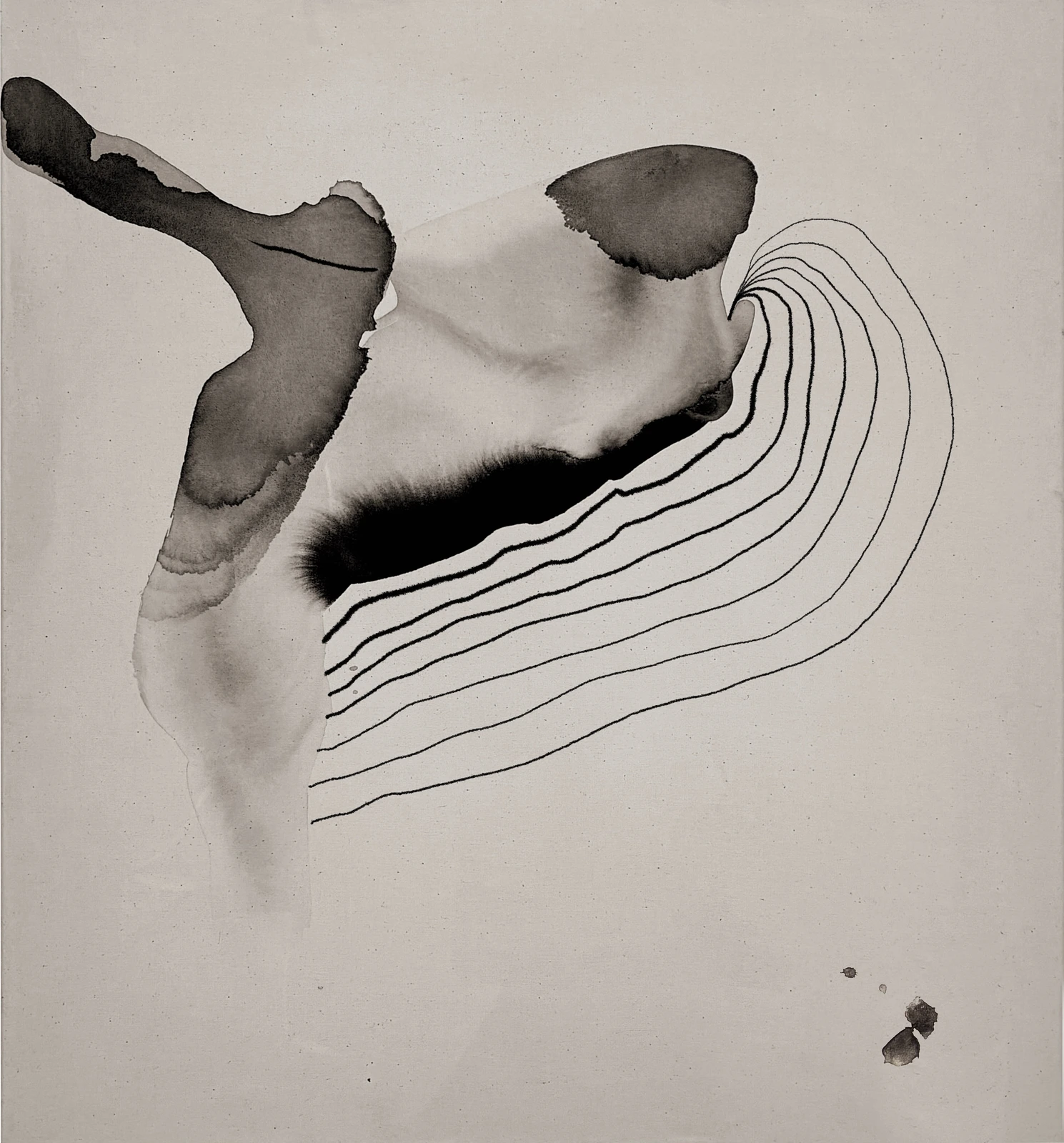 Akrylmålning Rorschach 4 av Radka Isbrandt