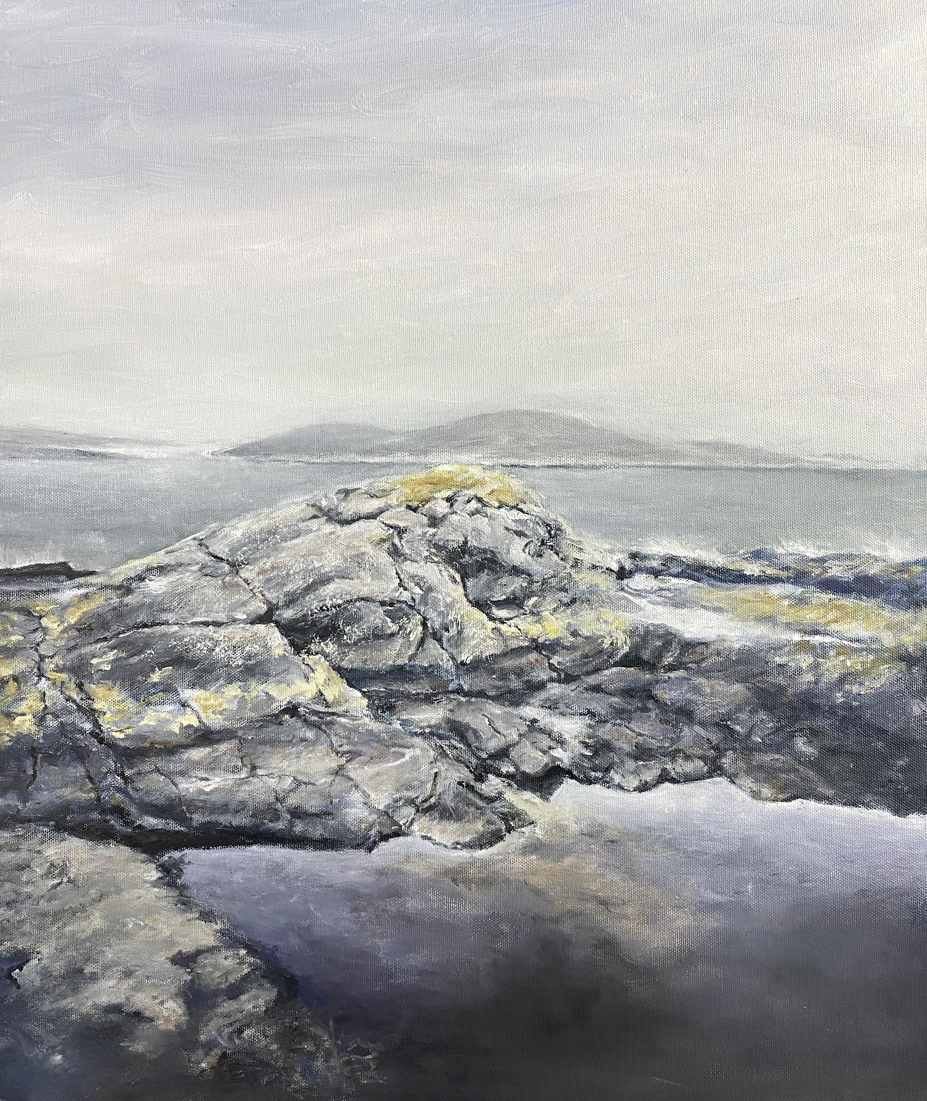 Oljemålning Marsstrand av Lars Wedholm