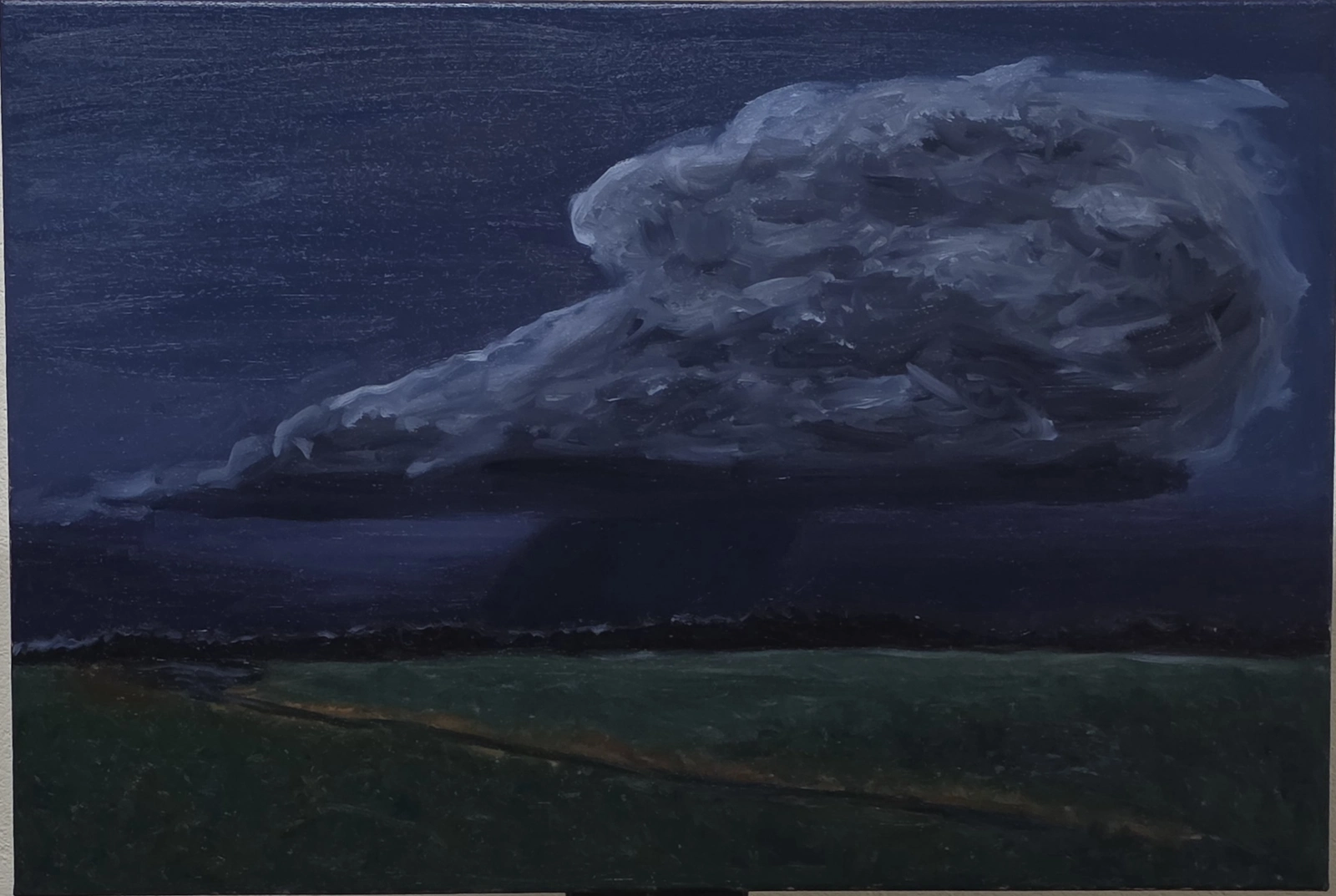 Oljemålning Cumulunimbus av Christopher Holm