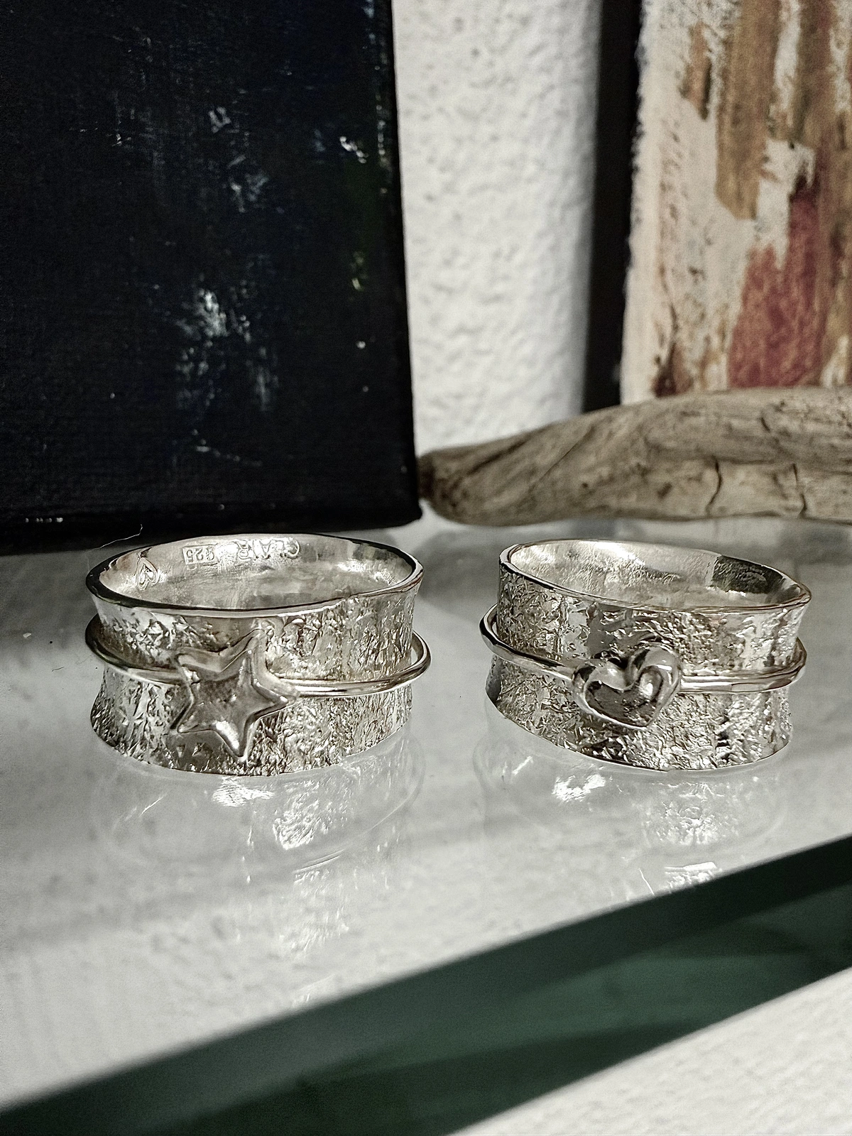 Silverringar av Marie Clair