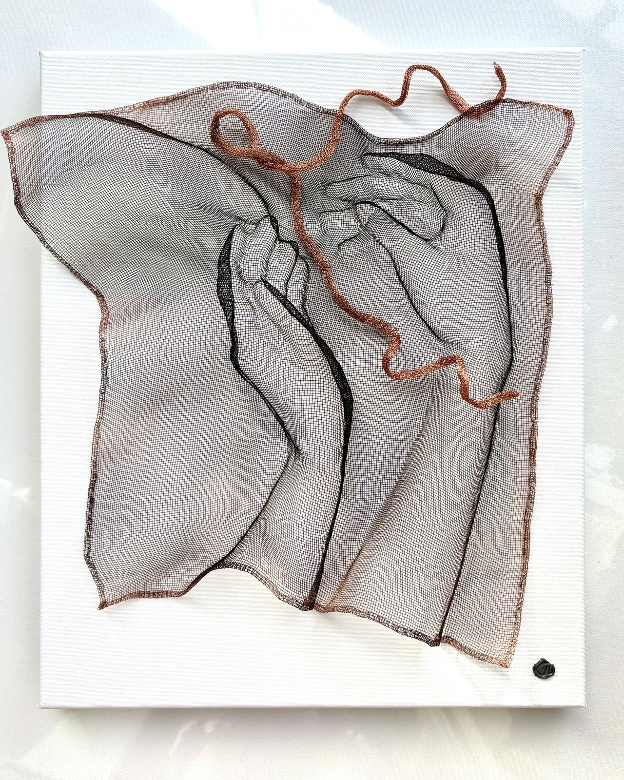 Skulptur The lost thread av Lena Nilson