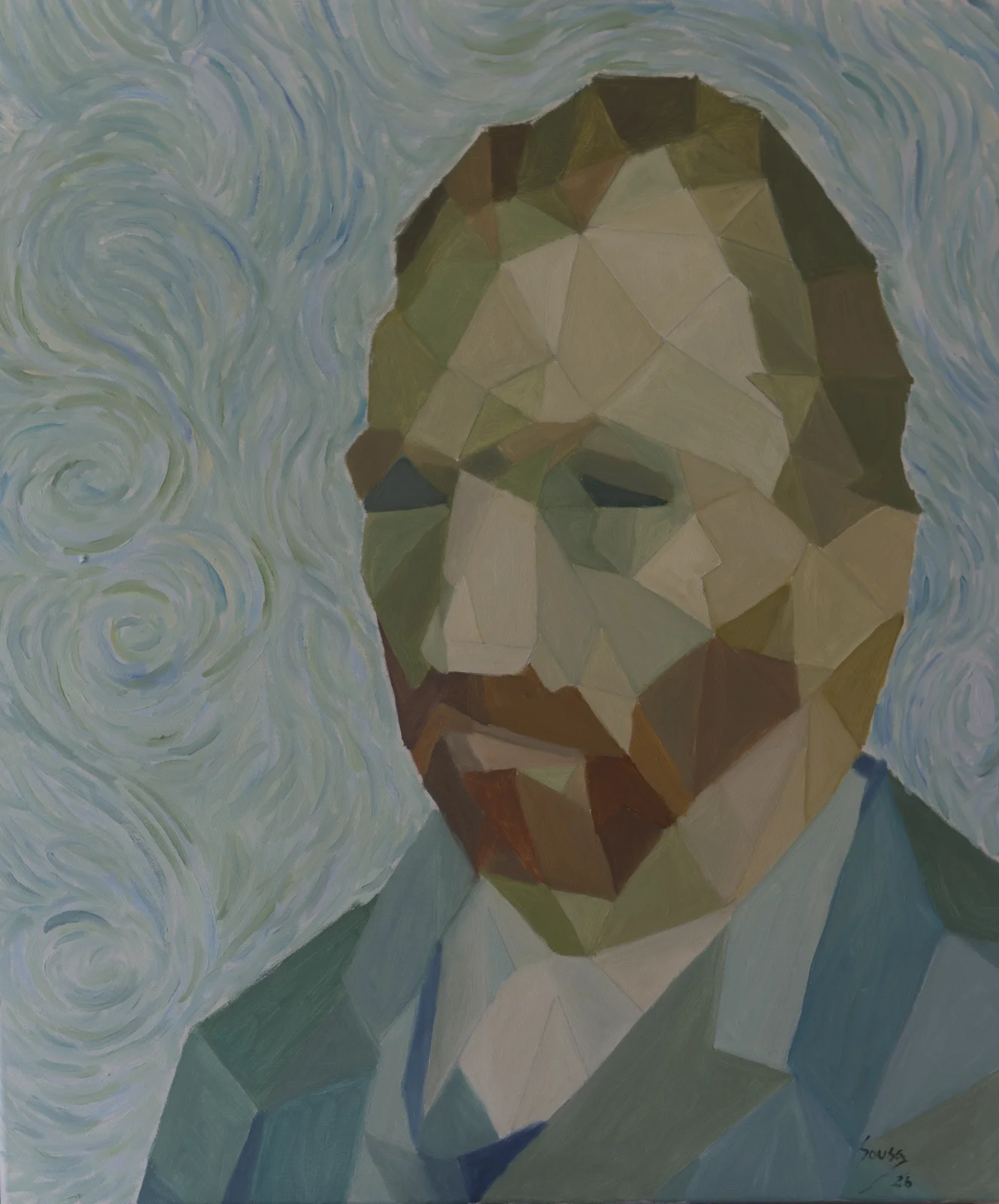 Oljemålning av Pedro Sousa
