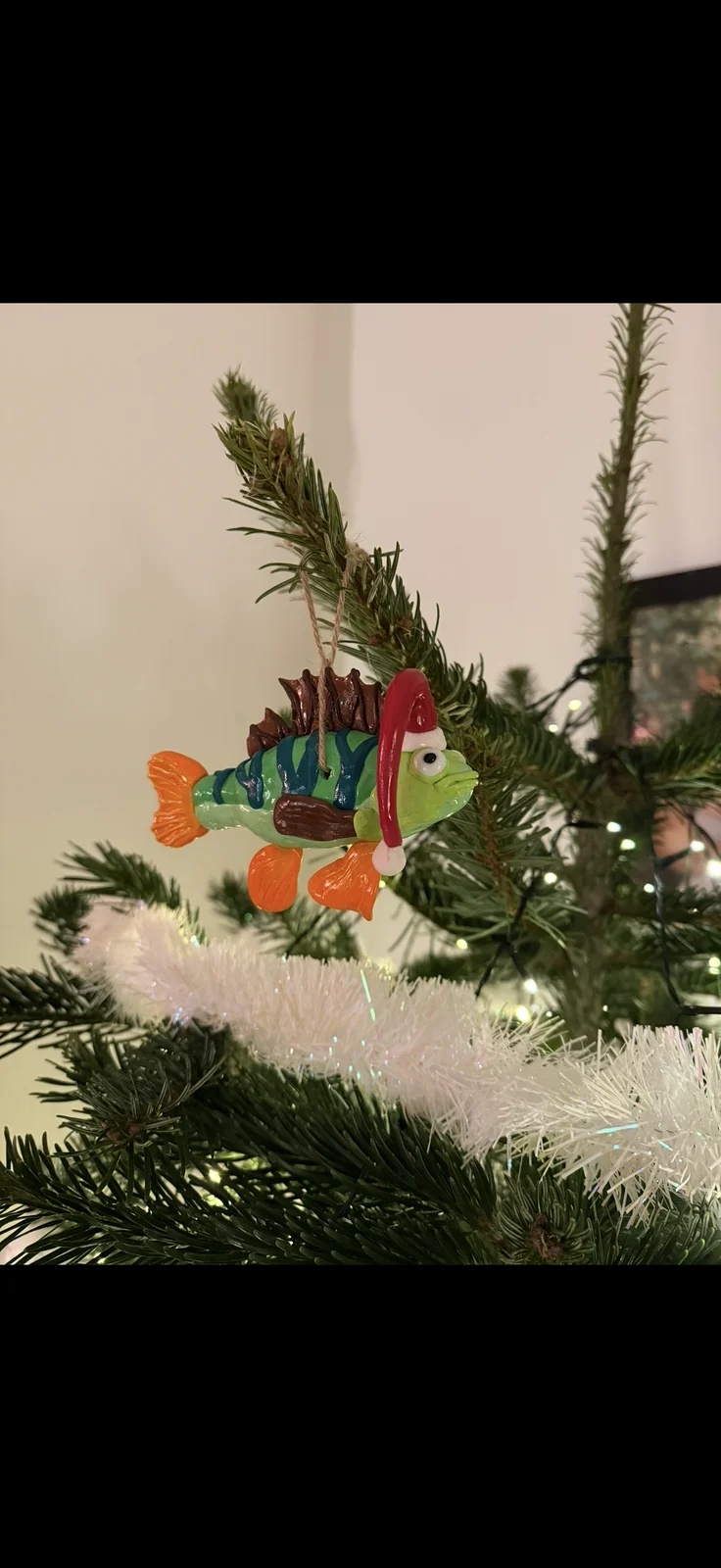 Skulptur Fisk-tomte av Gabriella Kroon
