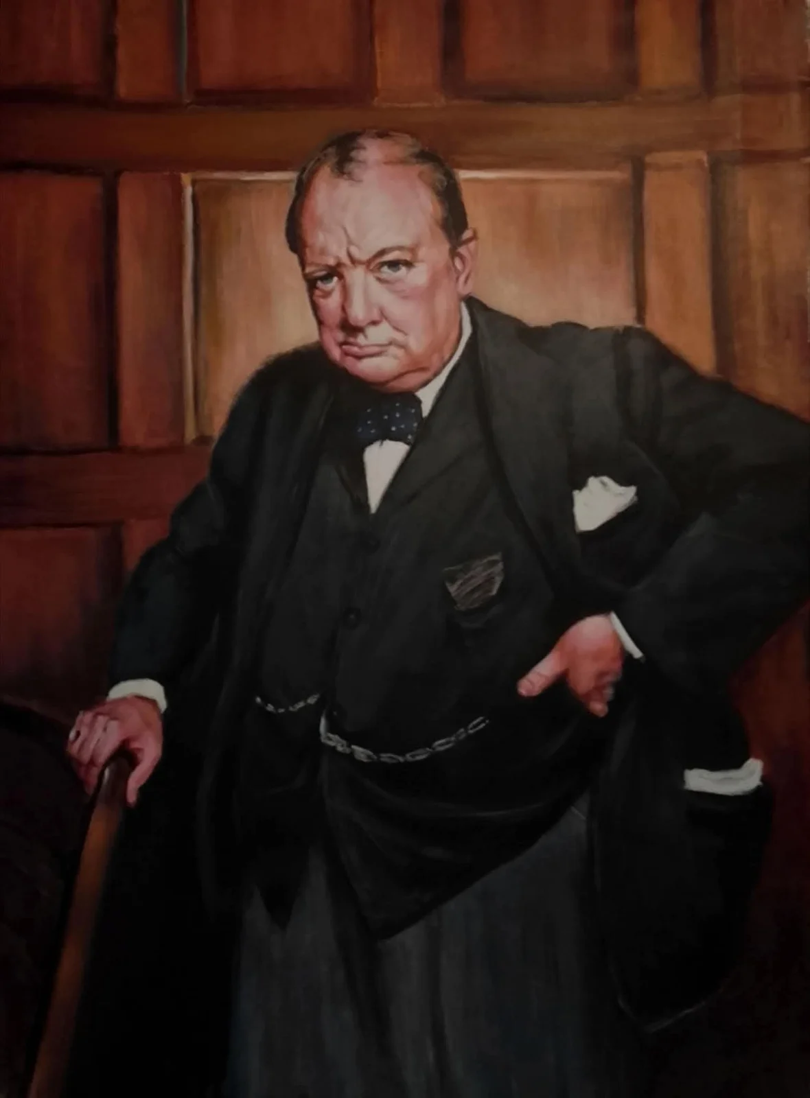 Oljemålning Sir av Joaquim Varanda