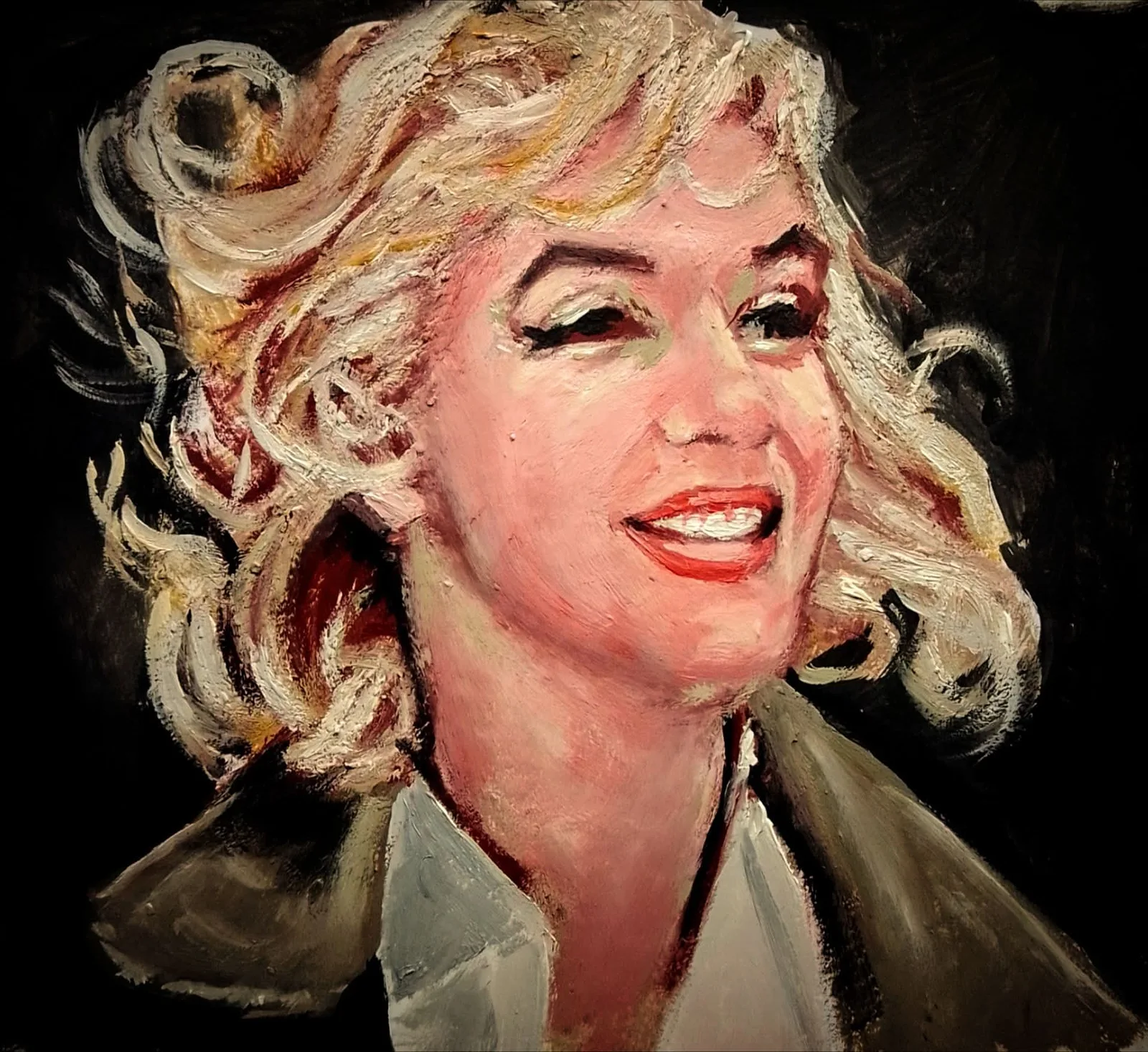 Oljemålning Marilyn av Joaquim Varanda